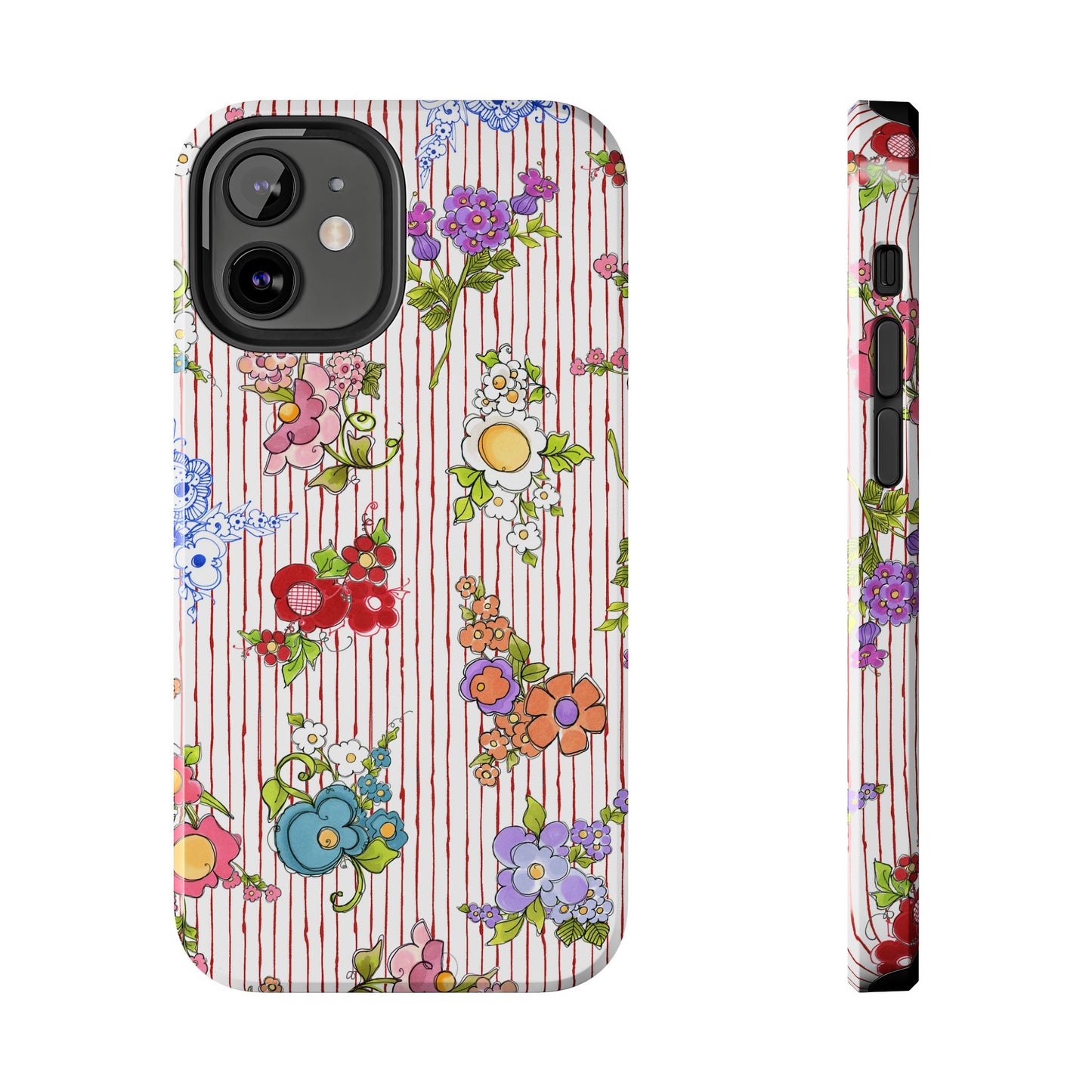 Mixed Bouquets Red / White Phone Case