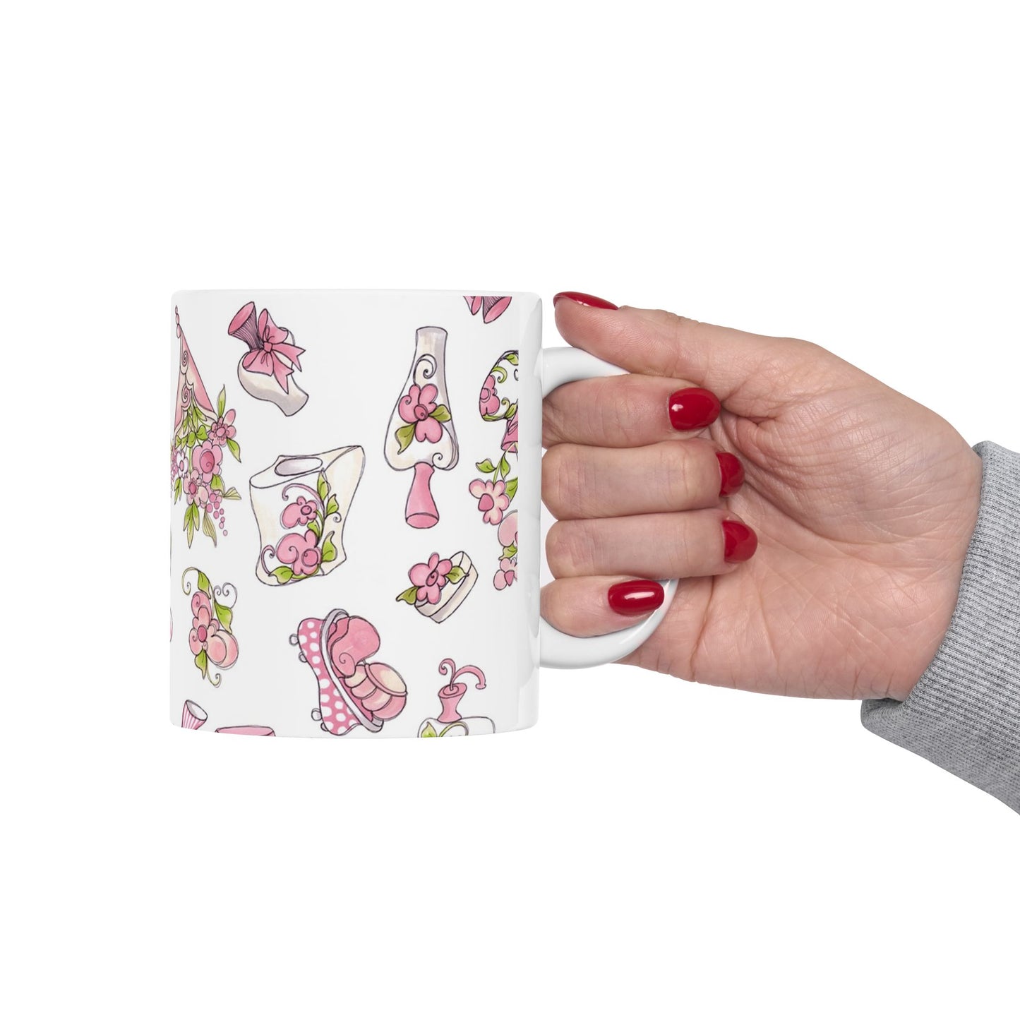 Bath Pretties White Cup