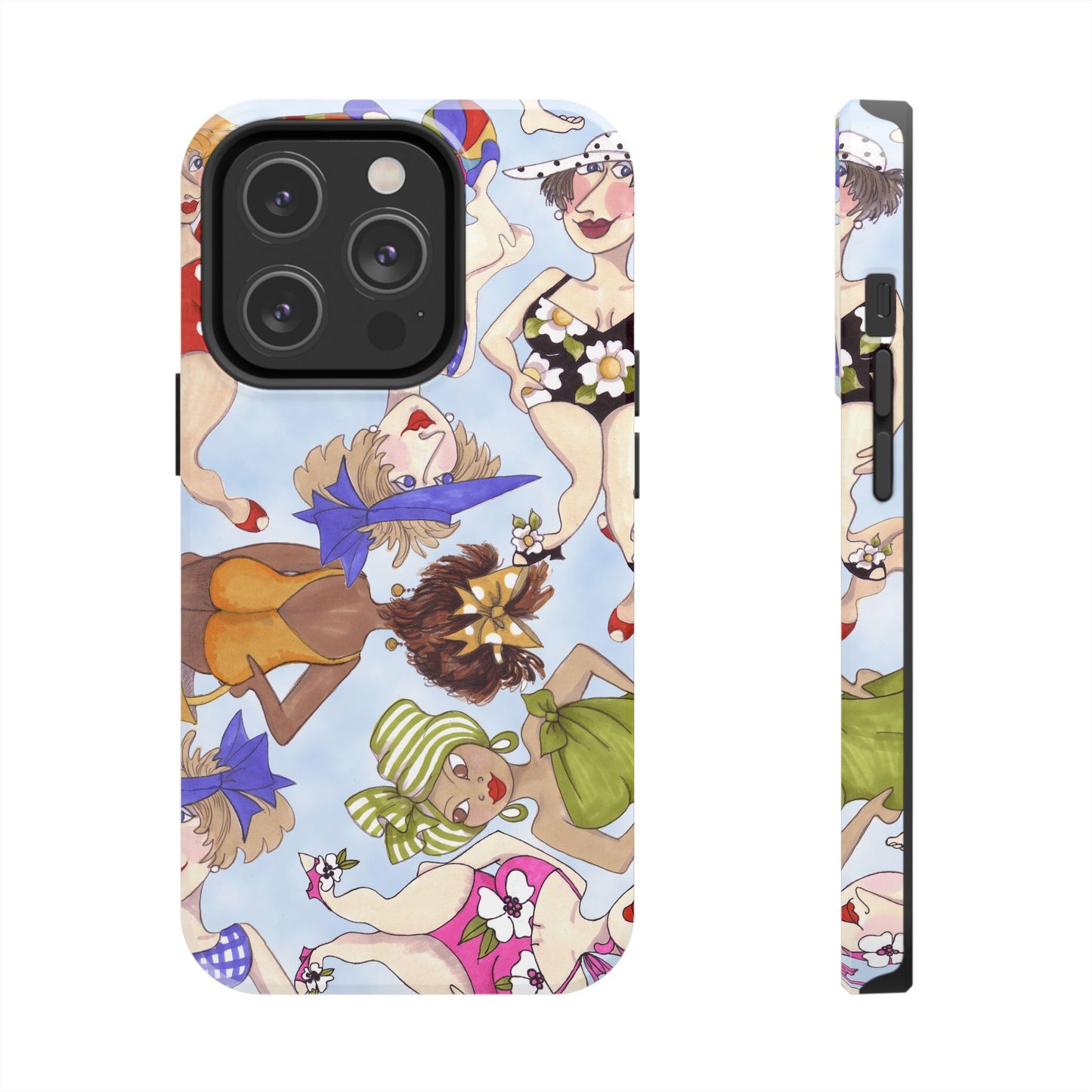 Bathing Beauties Blue Sky Phone Case