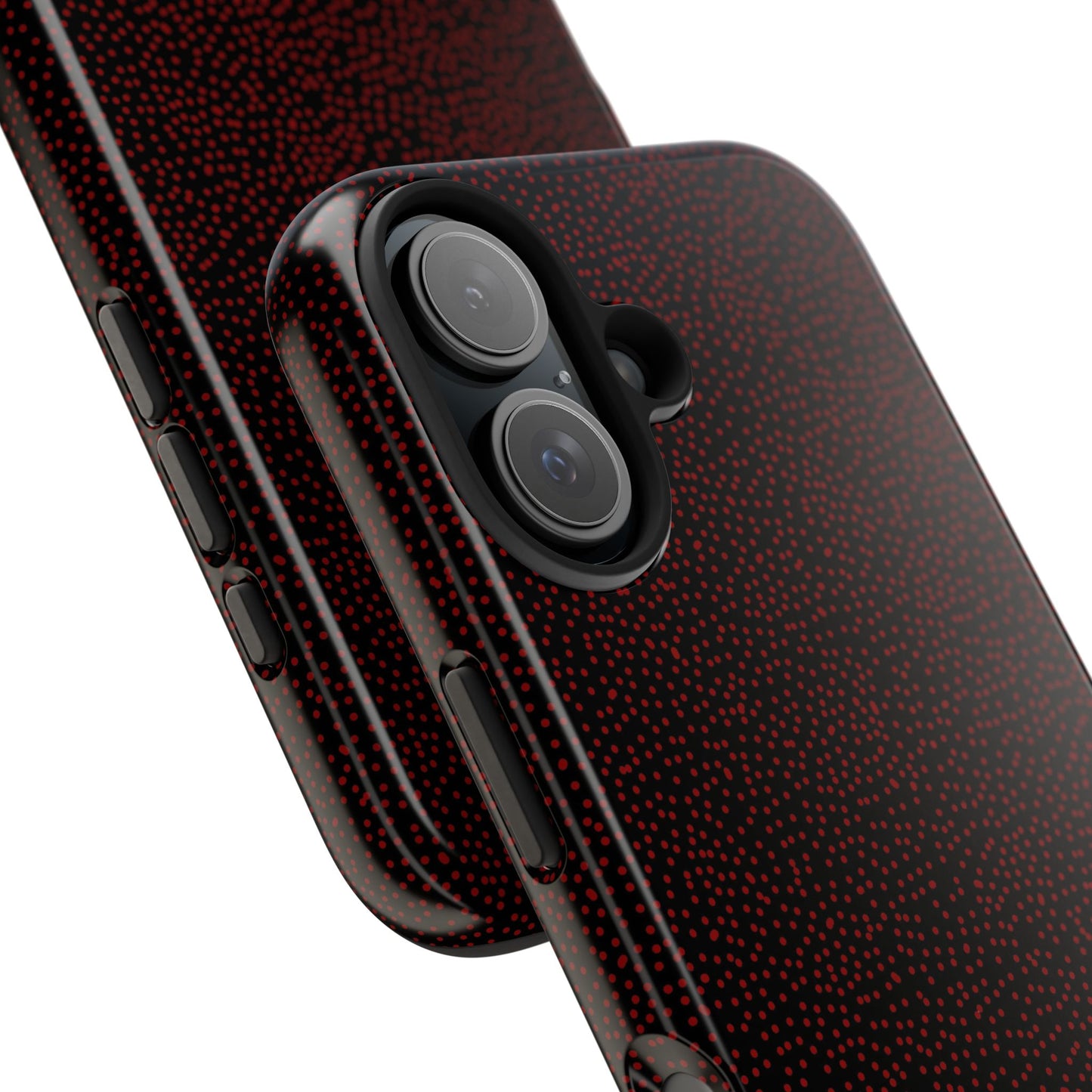 Mini Dot Black / Red Phone Case