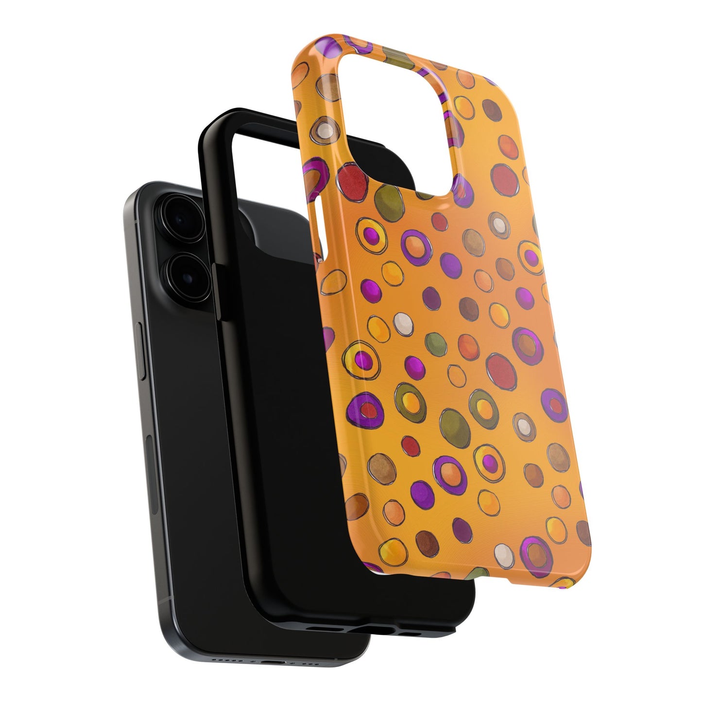 Double Dot Yellow Phone Case