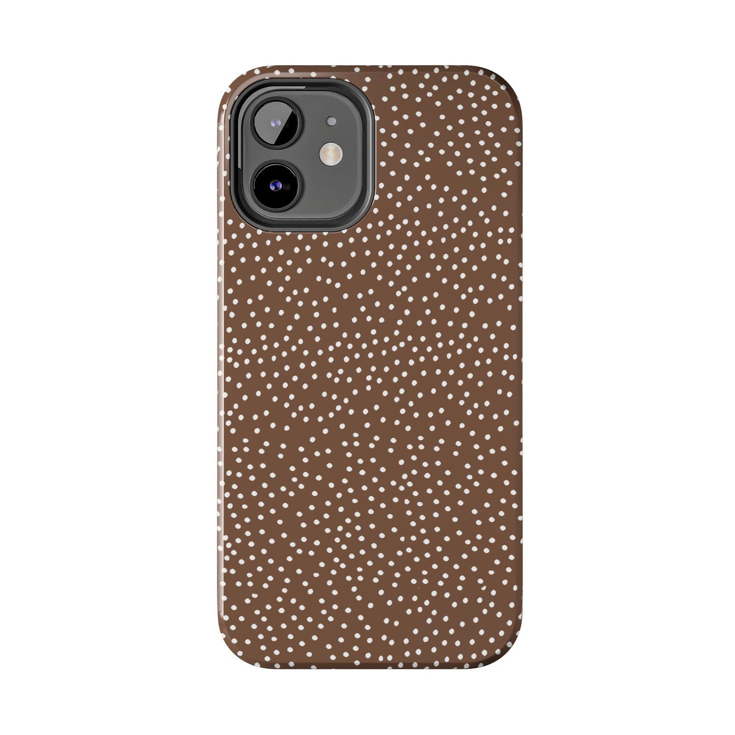 Dottible Chocolate / White Phone Case
