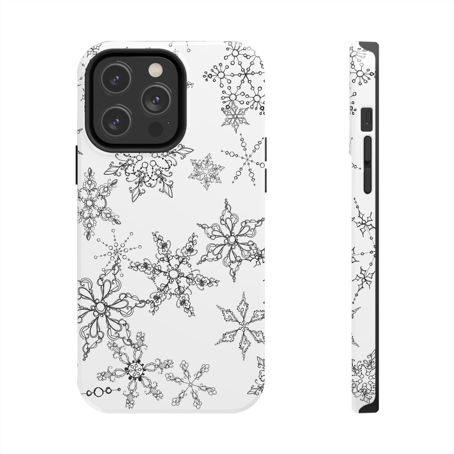 Random Flakes White Phone Case