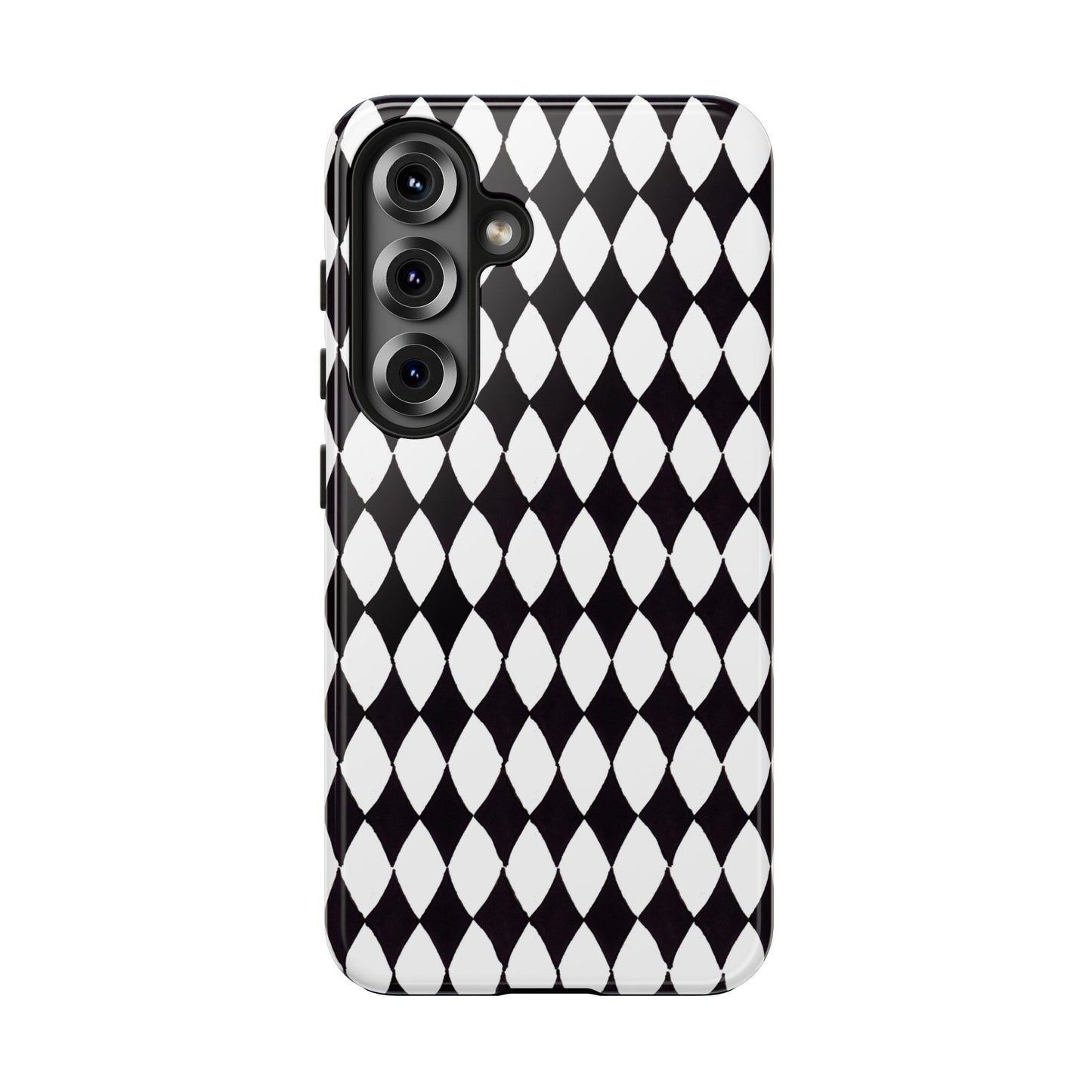 Diamond White / Black Phone Case