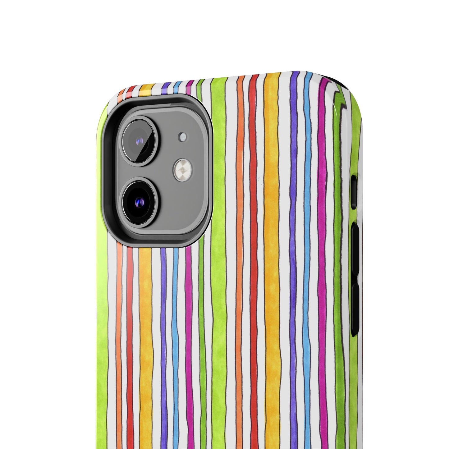Stripe Fancy White Phone Case