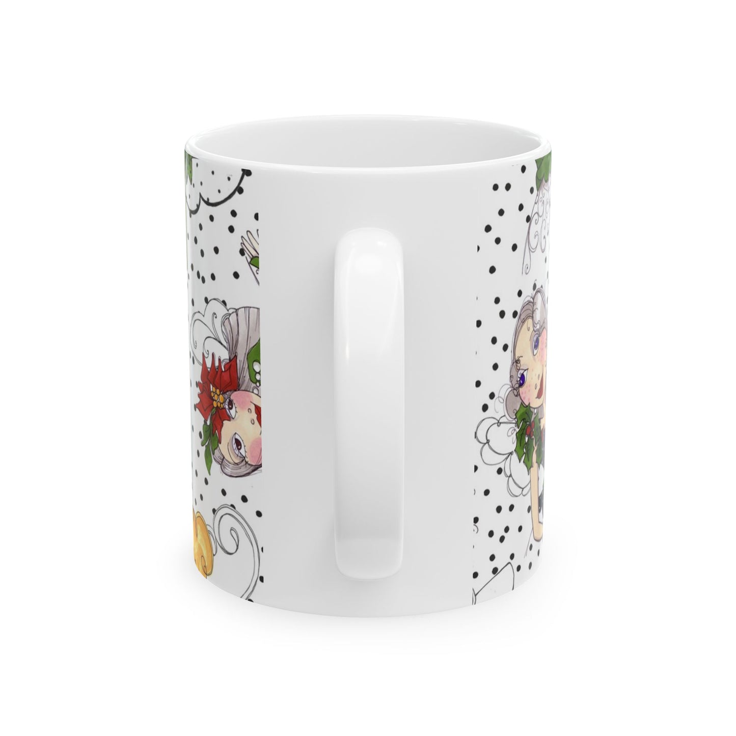 Fairy Toss White / Black Cup