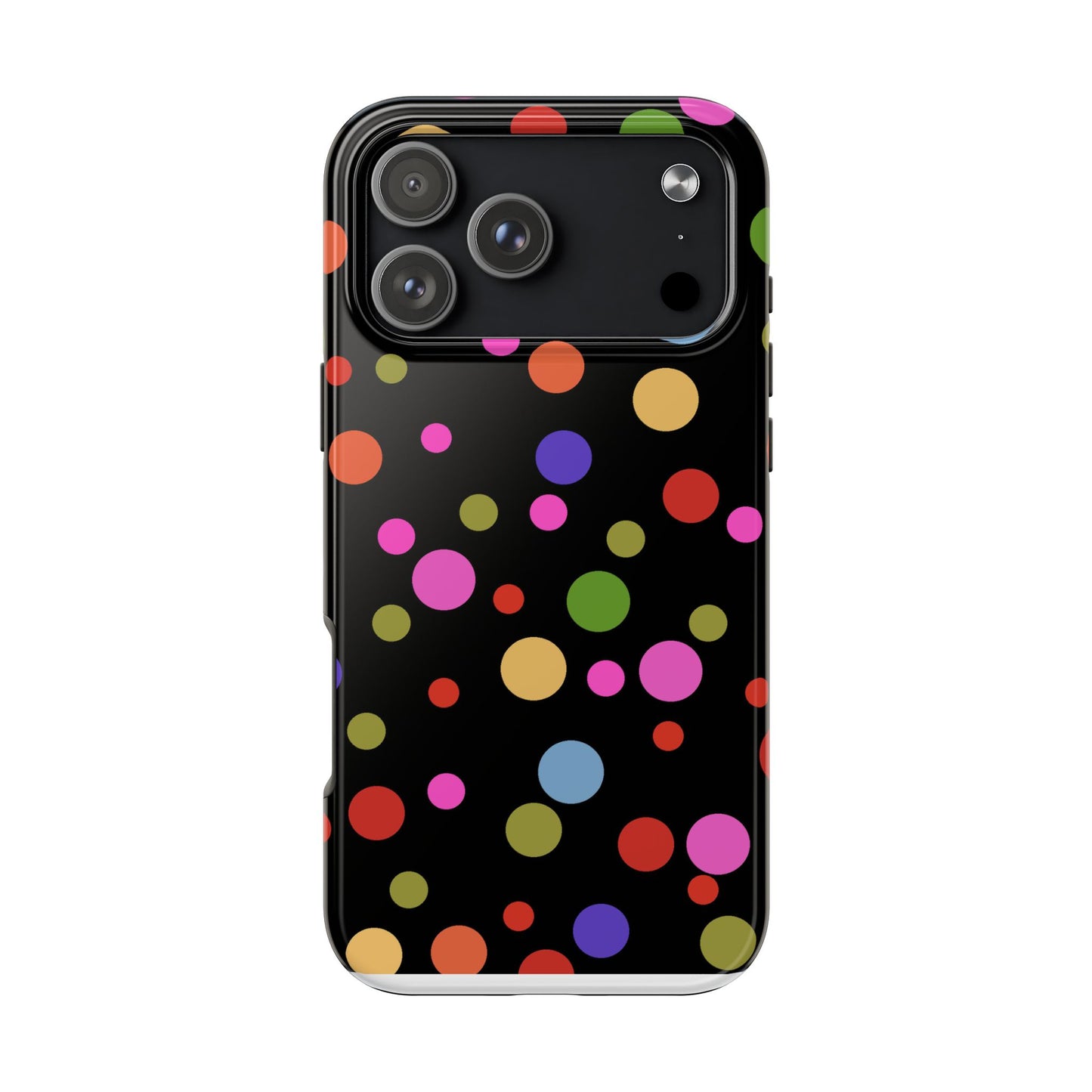 Dot Assortment Black Phone Case