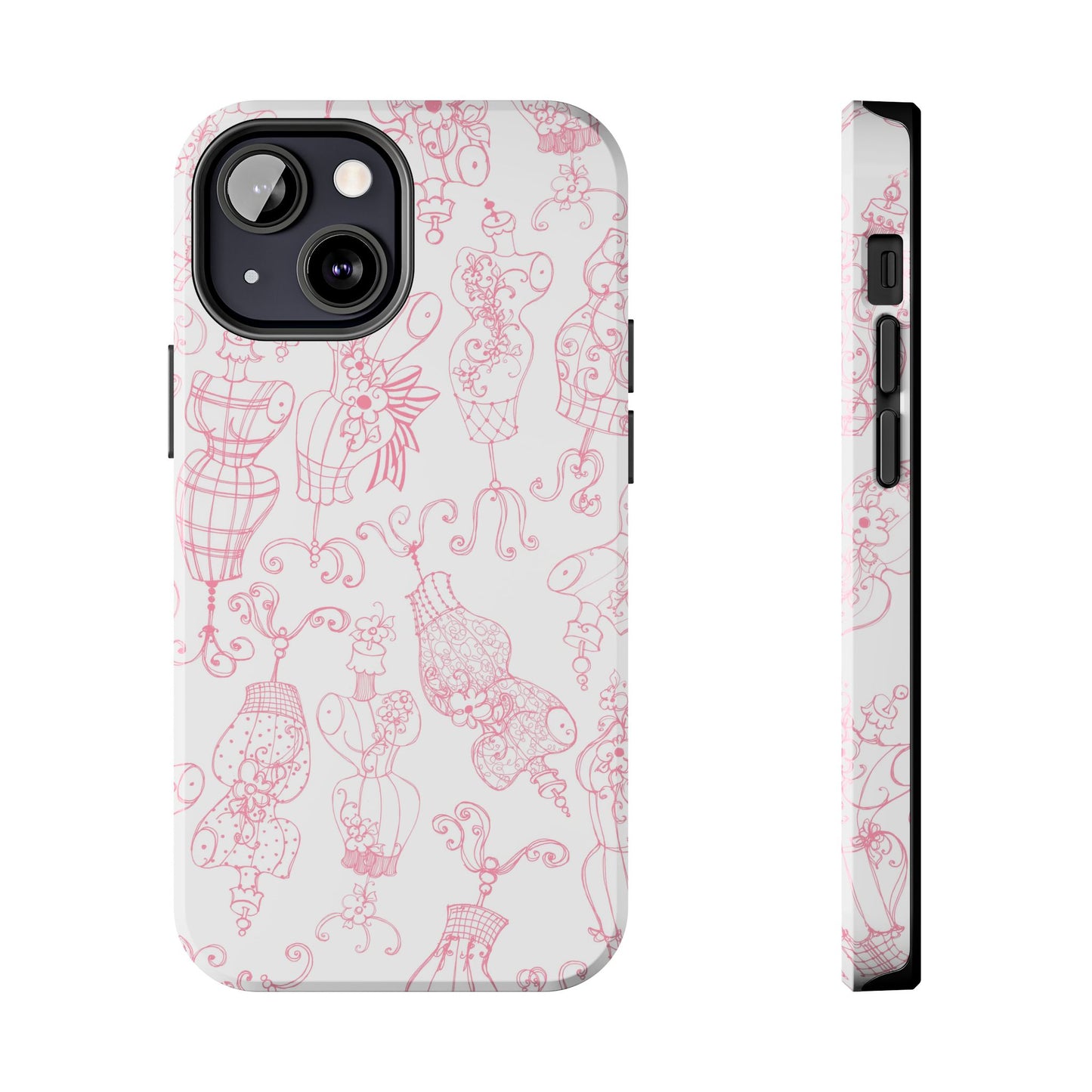 Mannequinique White / Pink Phone Case