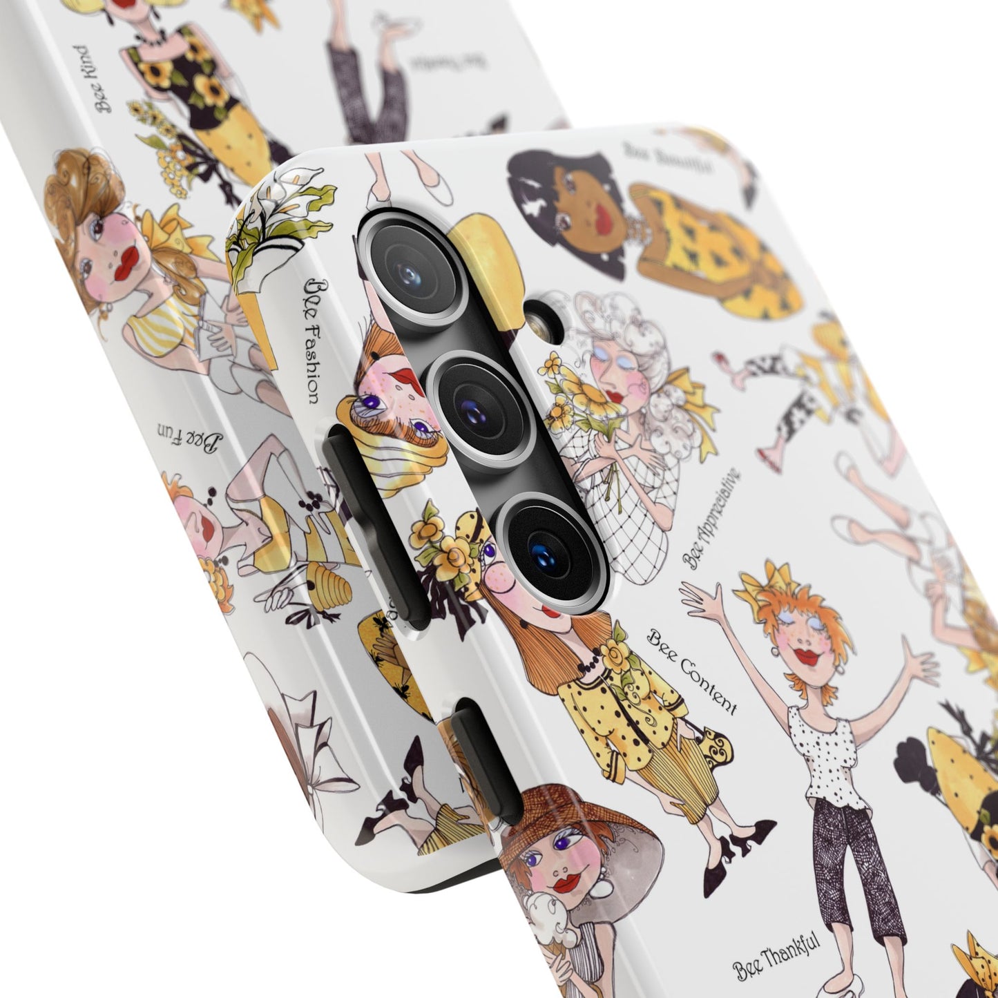 Bee Tossed White Phone Case