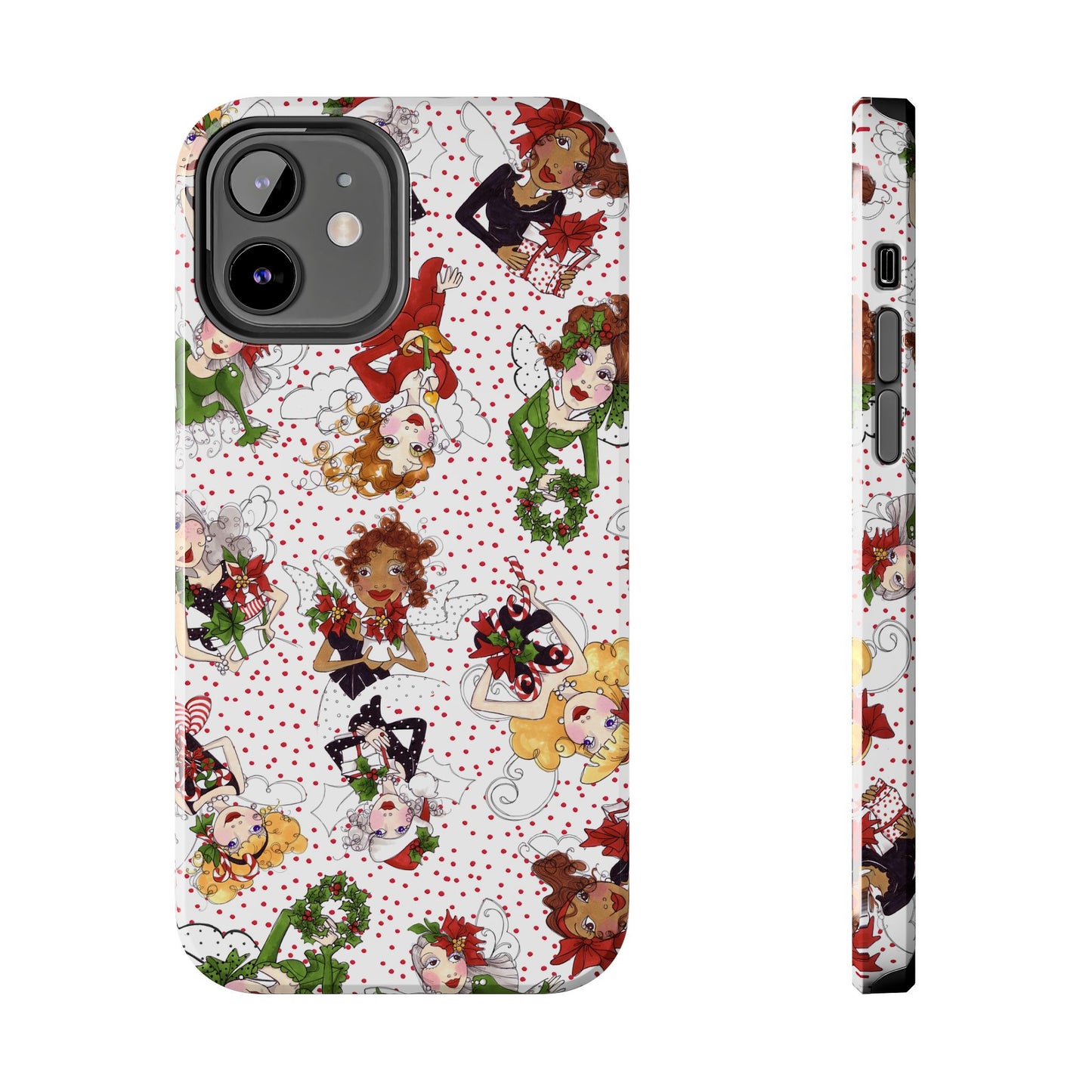 Fairy Toss White / Red Phone Case