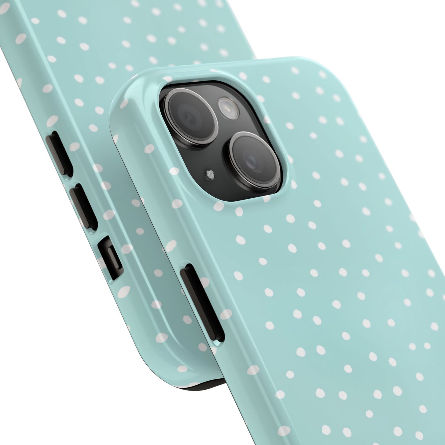 Petite Dots Seafoam / White Phone Case