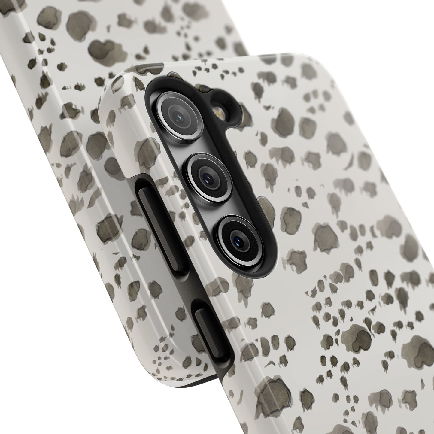 Kitty Dots Gray Phone Case