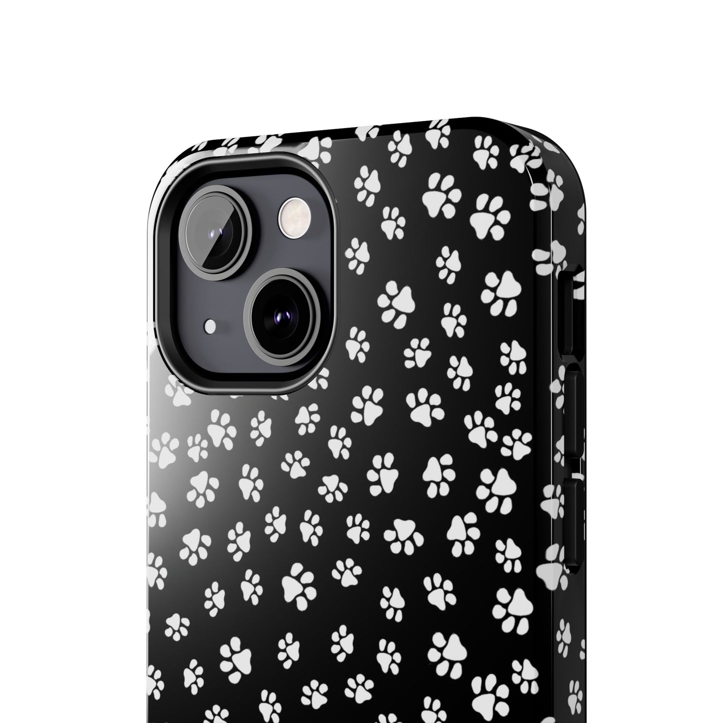 Little Paws Black / White Phone Case