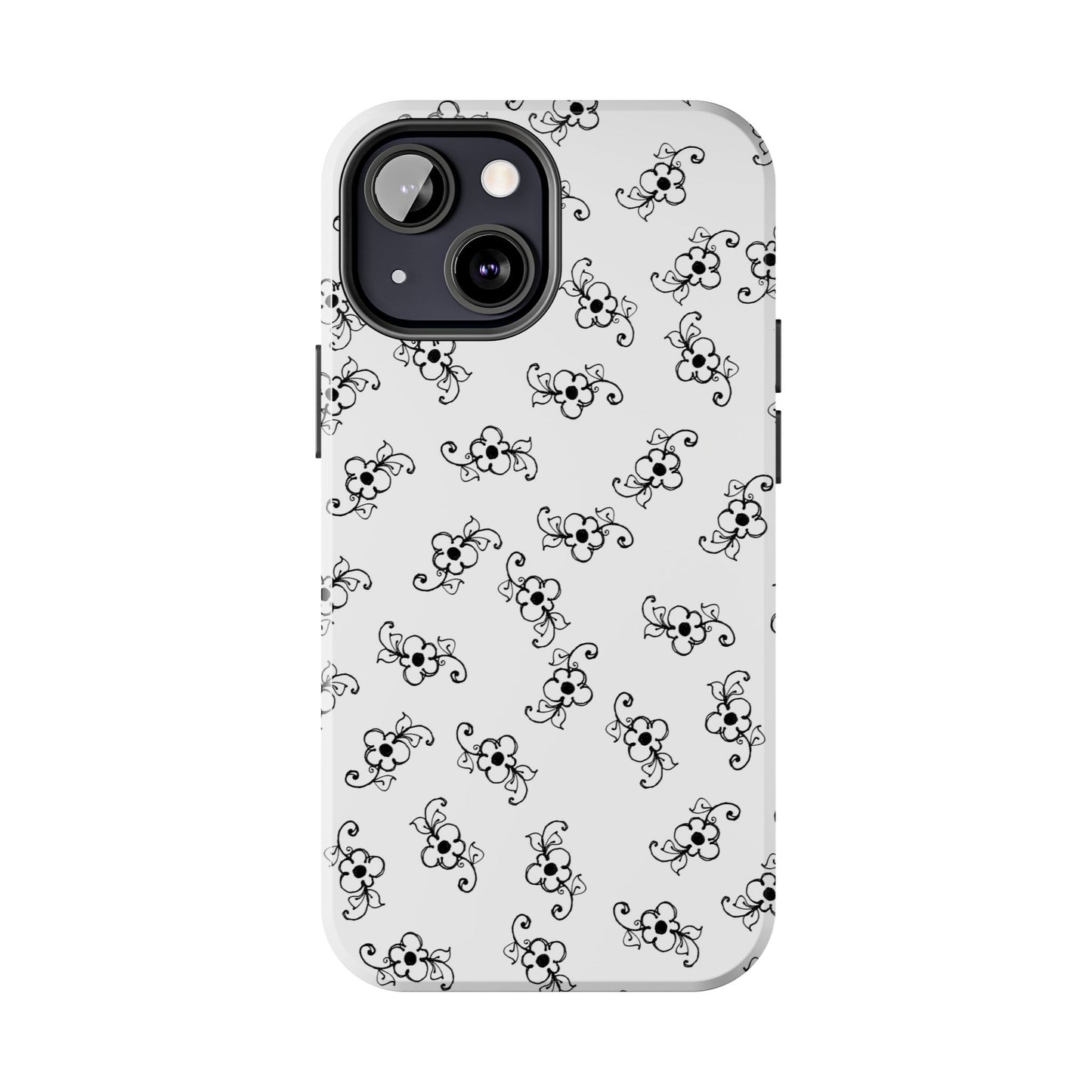 Favorite Daisies White / Black Phone Case