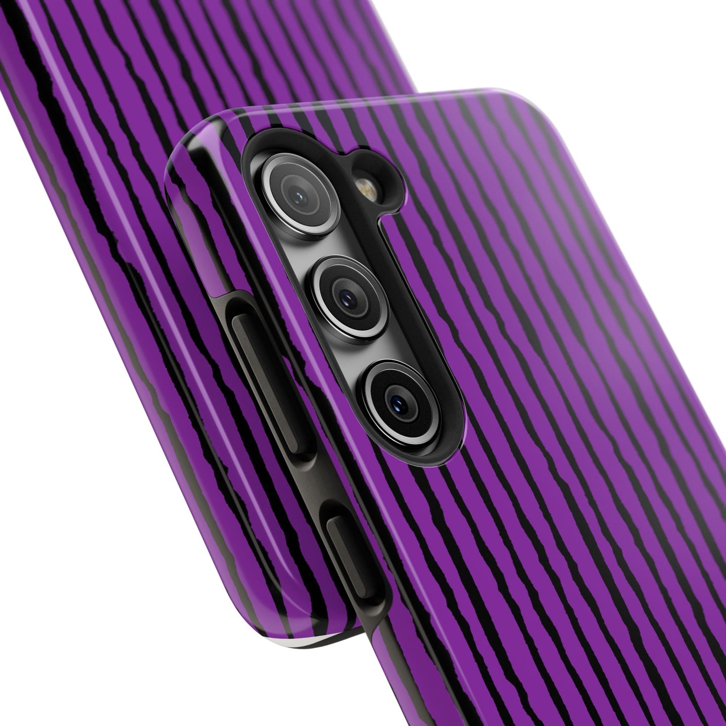 Sorta Stripe Purple / Black Phone Case