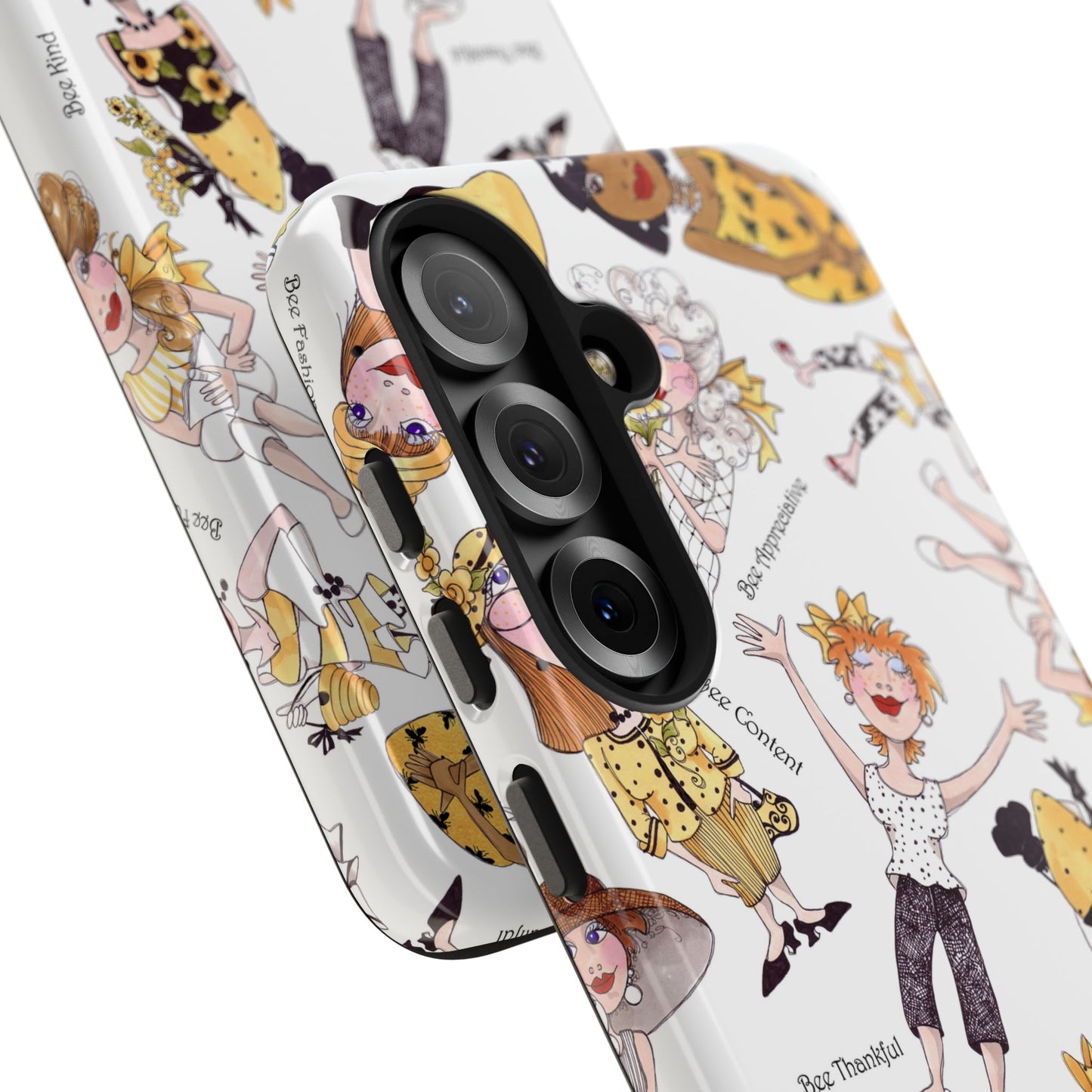 Bee Tossed White Phone Case