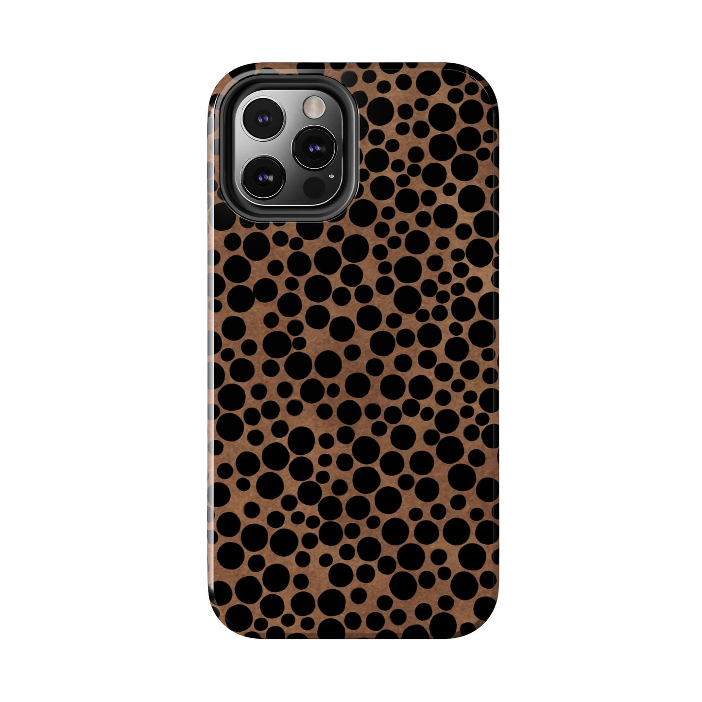 Felt Dots Caramel Phone Case