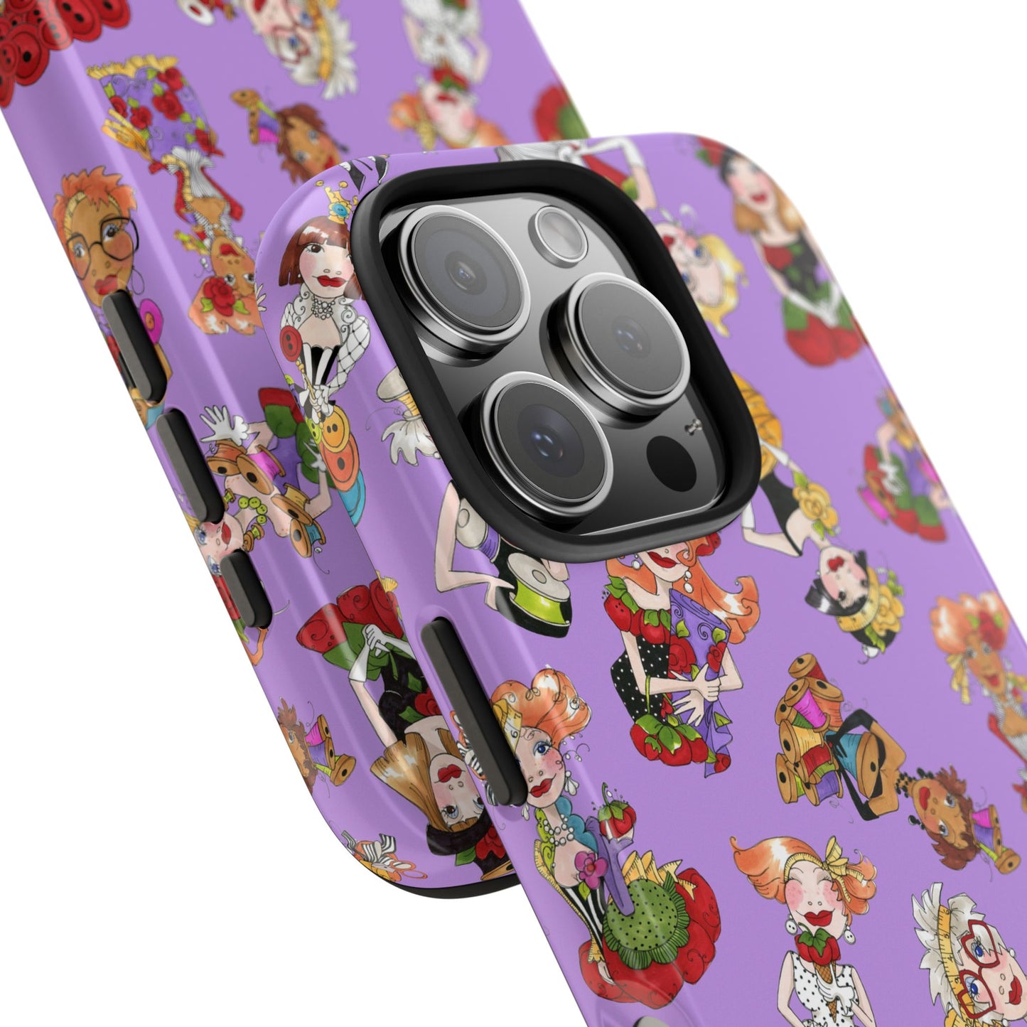 Curious Toss Purple Phone Case