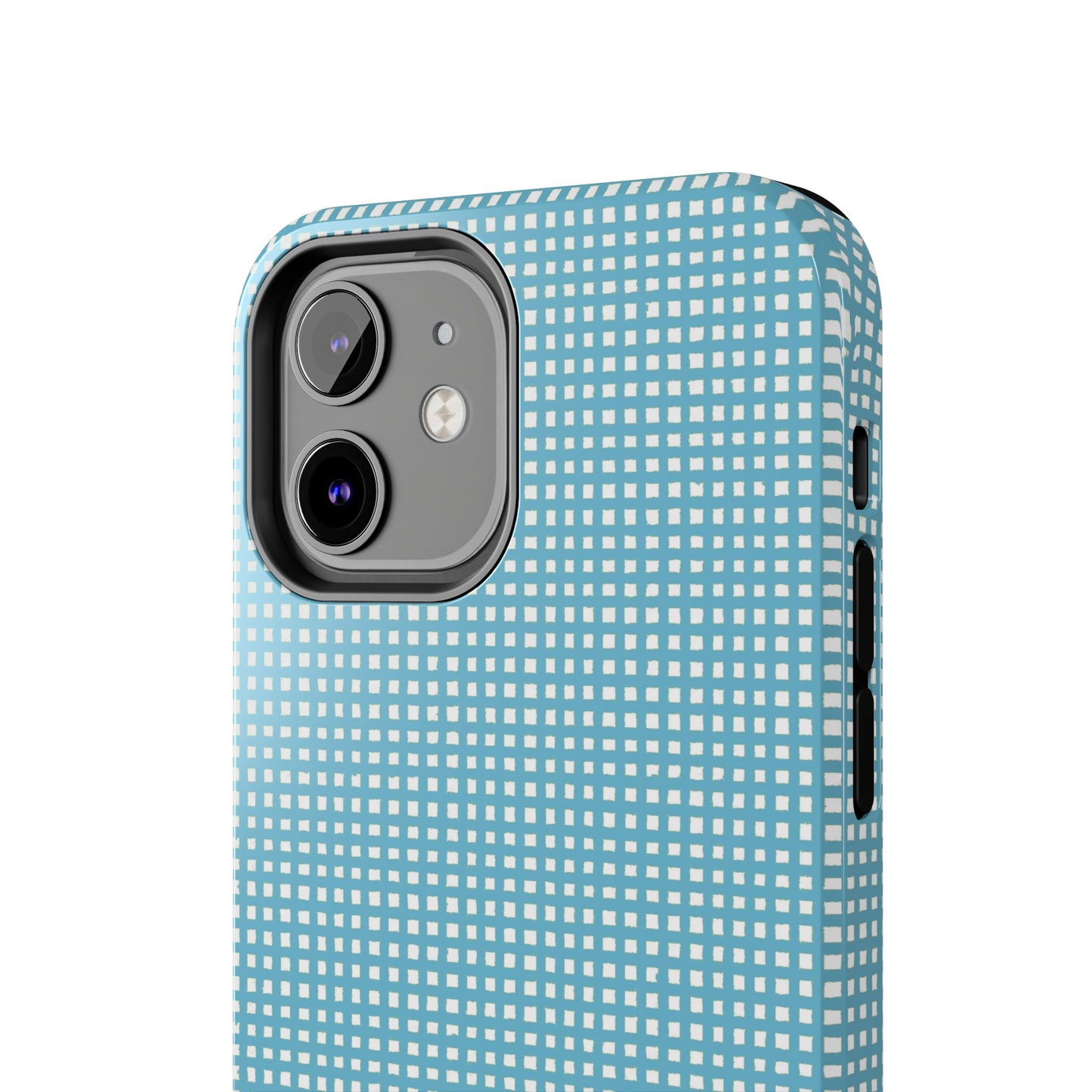 Chipper Check Turquoise Phone Case