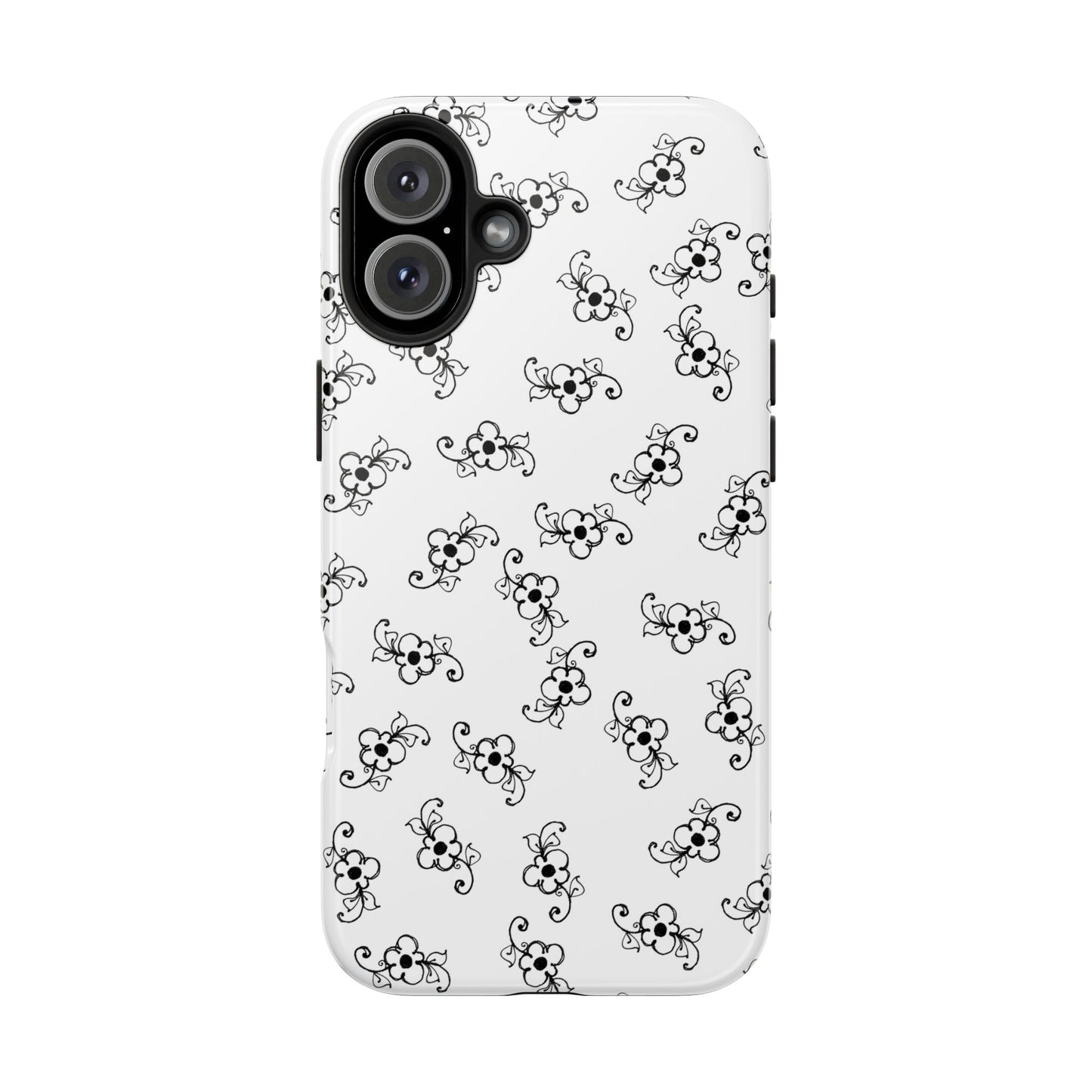 Favorite Daisies White / Black Phone Case