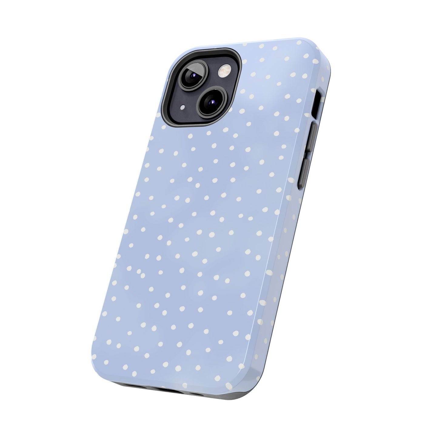 Petite Dots Blue / White Phone Case