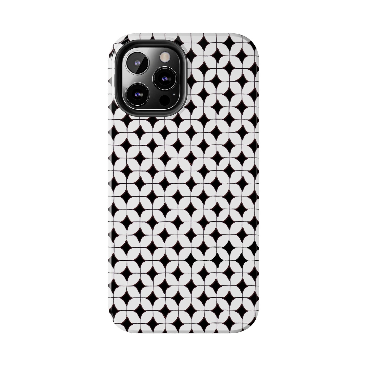 Tile-ish Black Phone Case