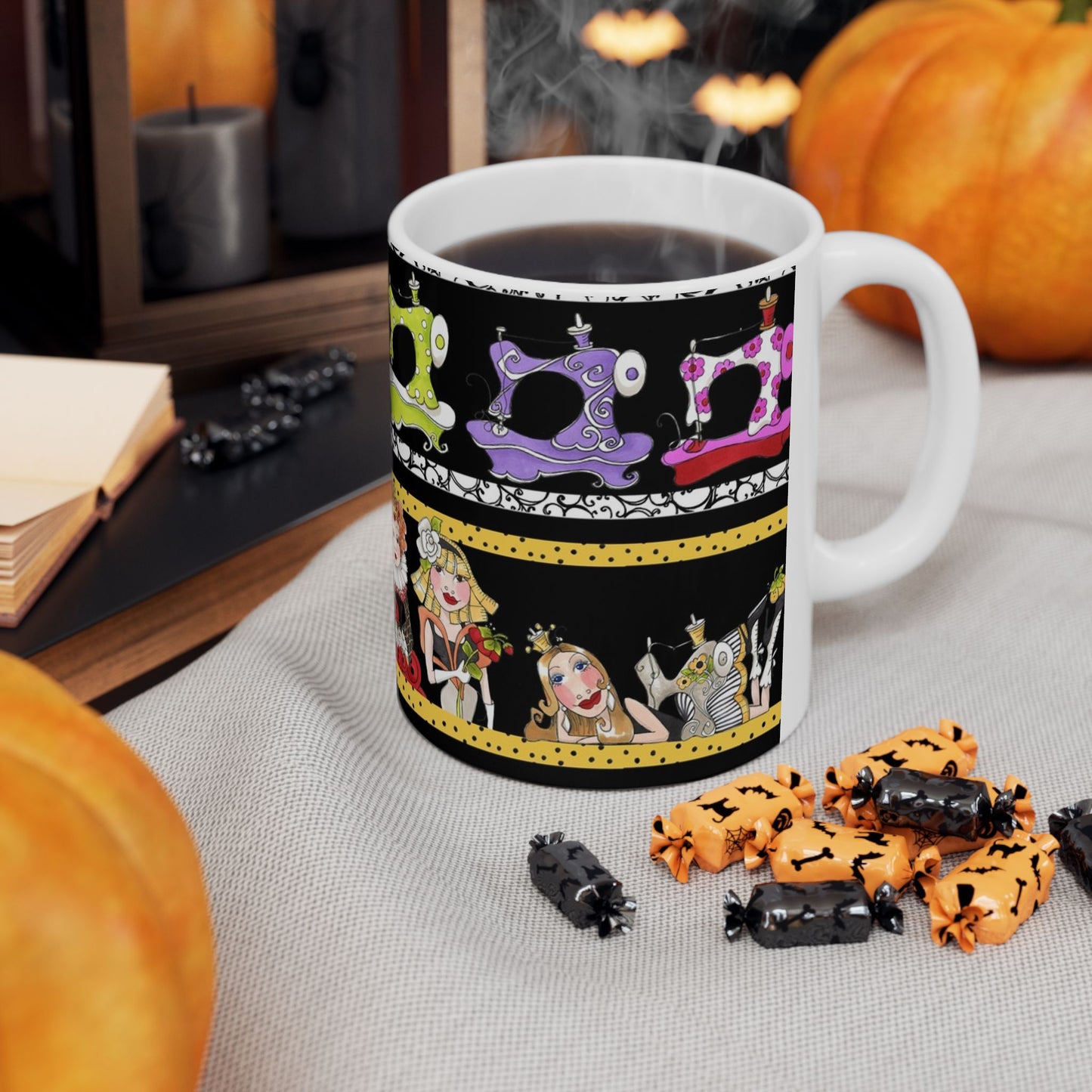 Curious Border Black Cup