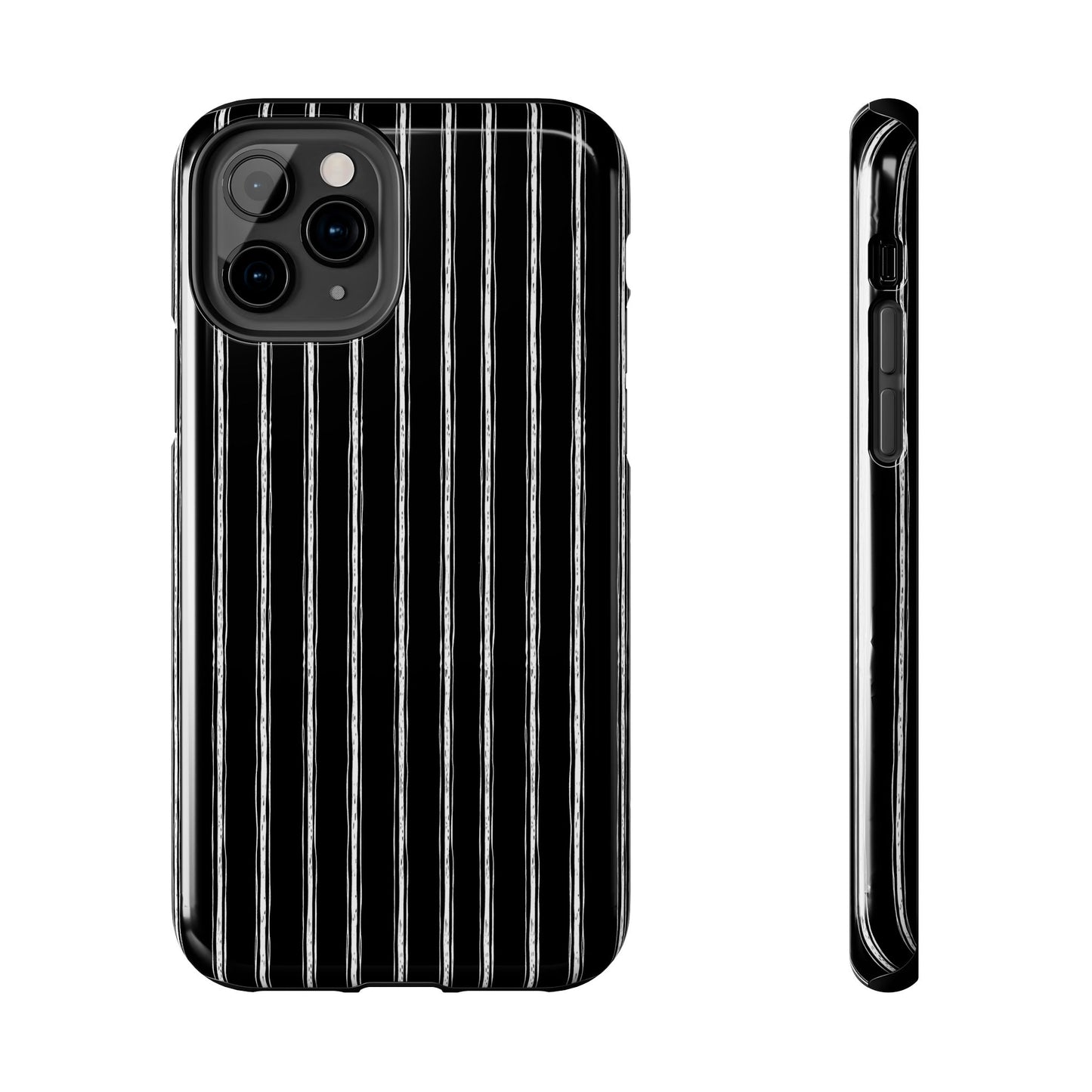 Napkin Stripe Black / White Phone Case