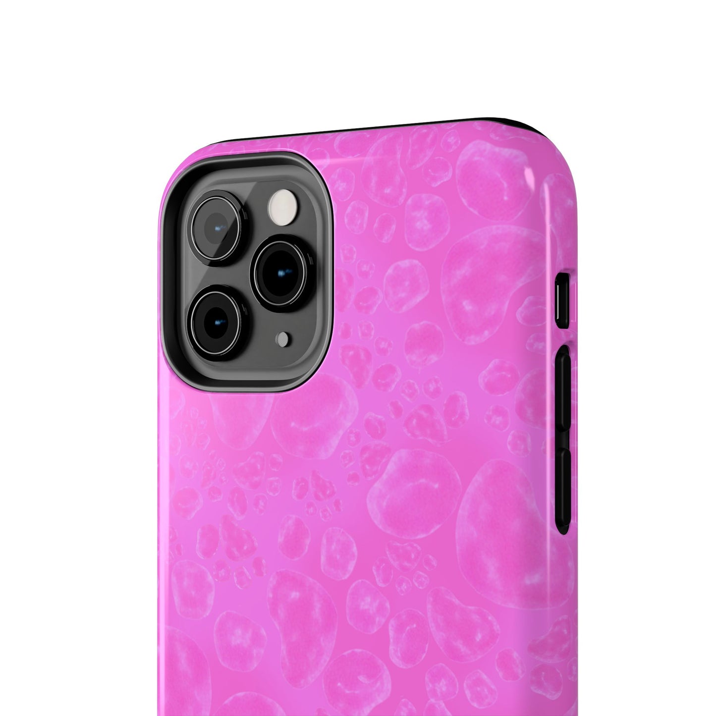 Paw Dots Cerise Phone Case