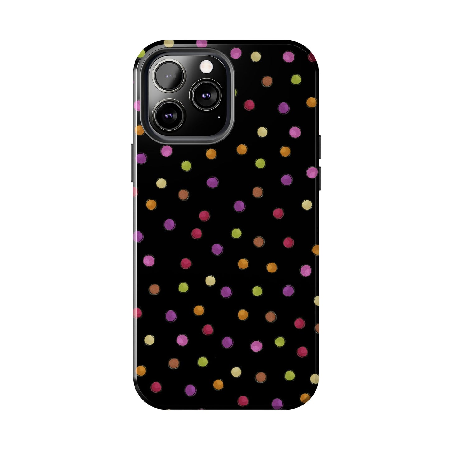 Tea Dot Black Phone Case
