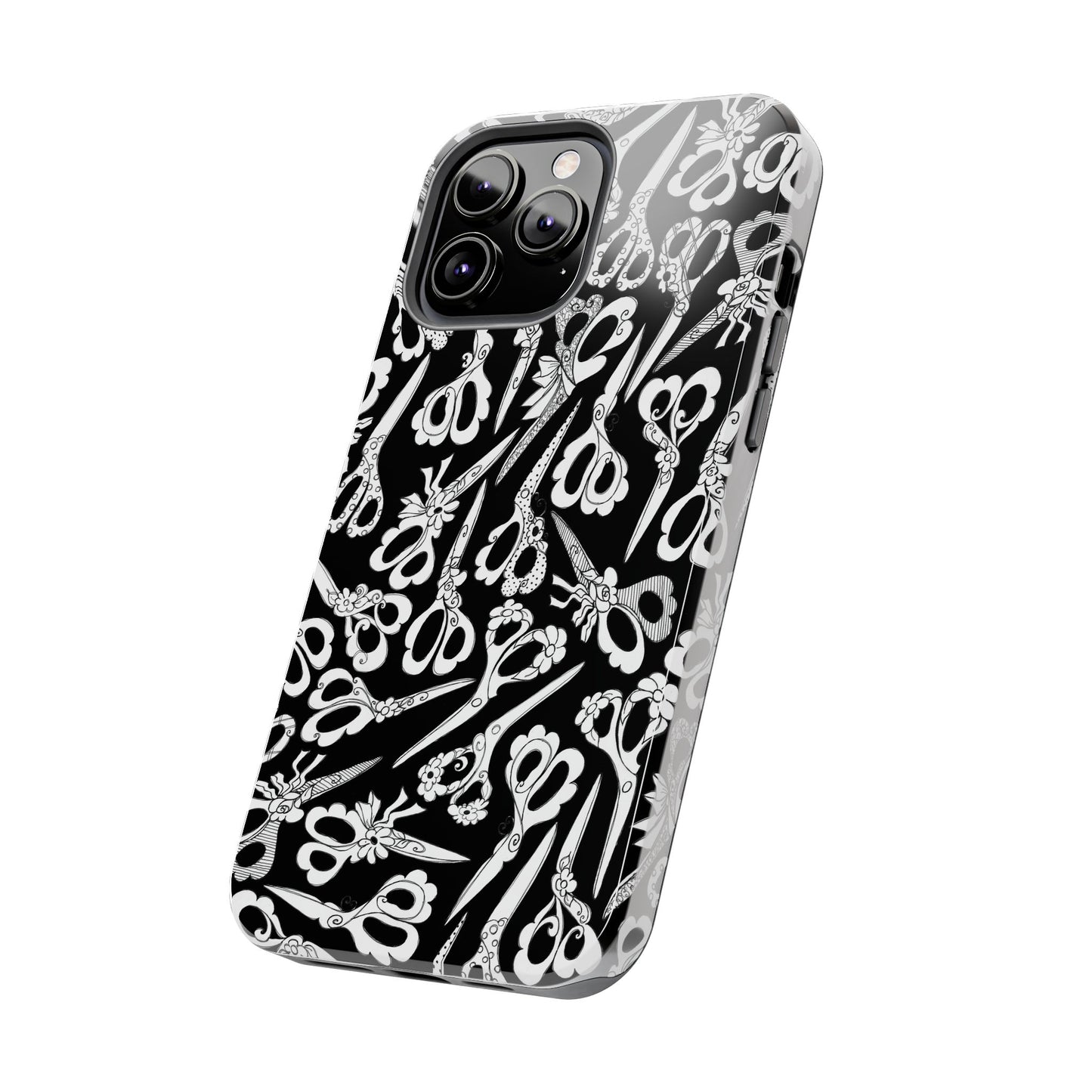 Scissor Blizzard Black Phone Case