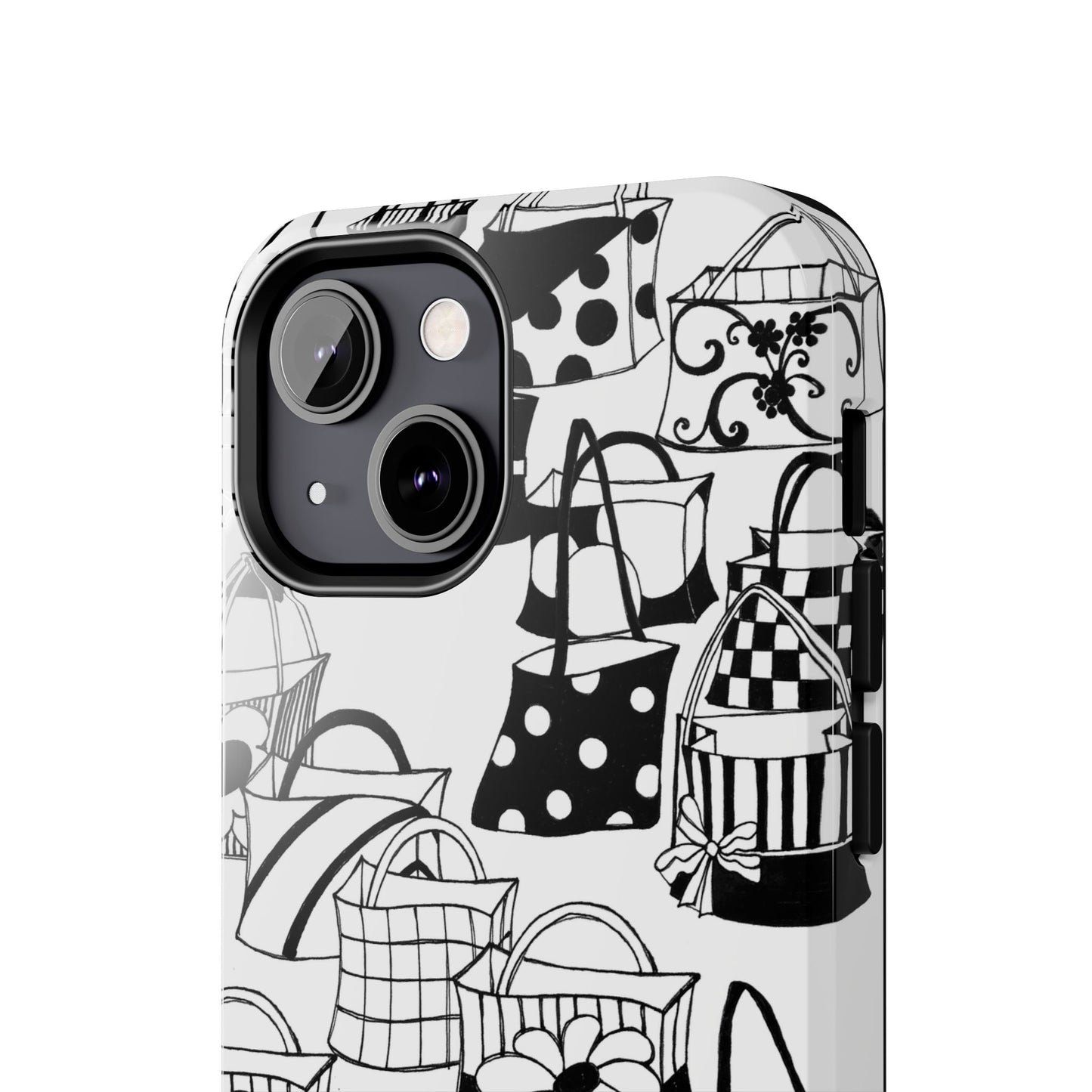 Totes White / Black Phone Case