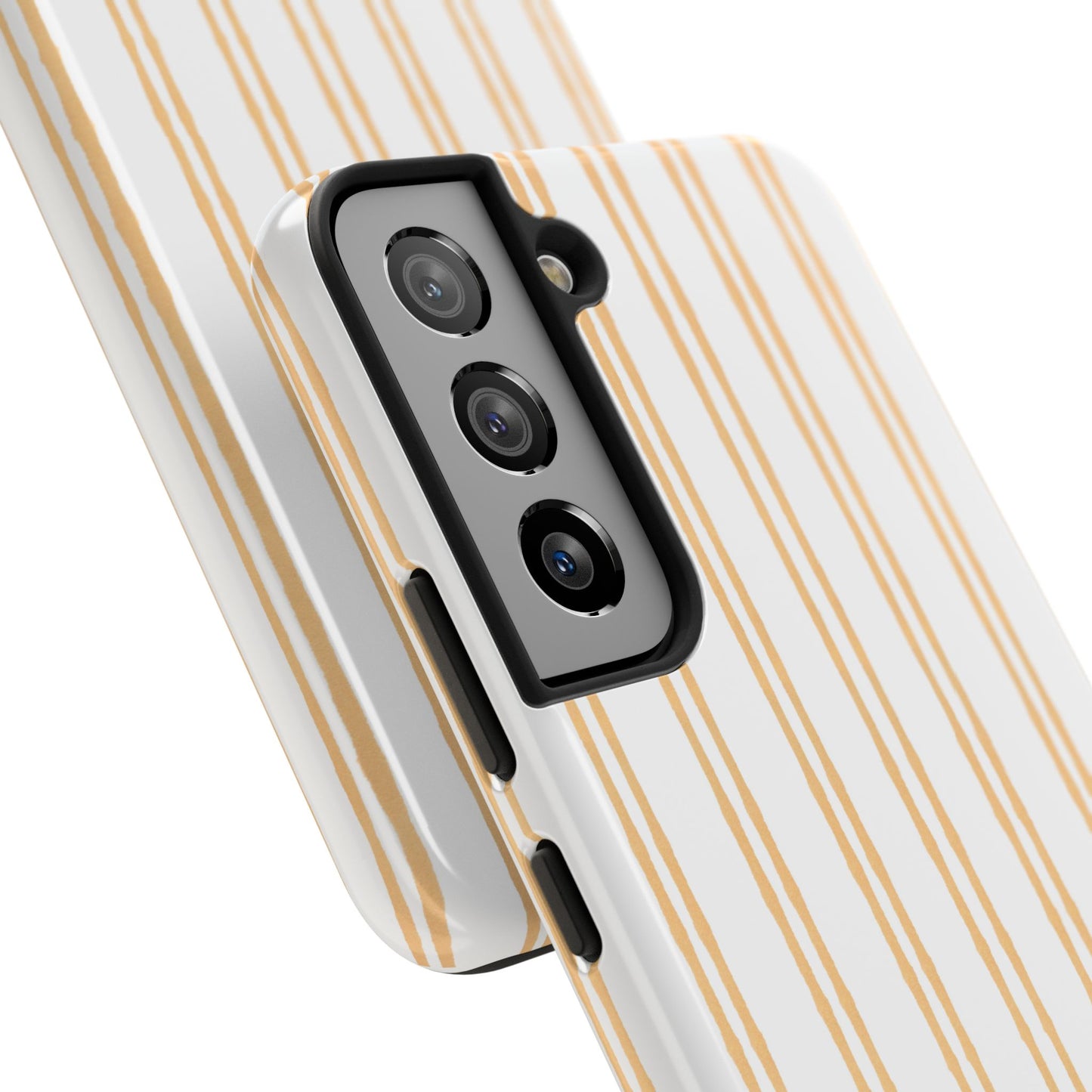 Double Stripe Yellow Phone Case