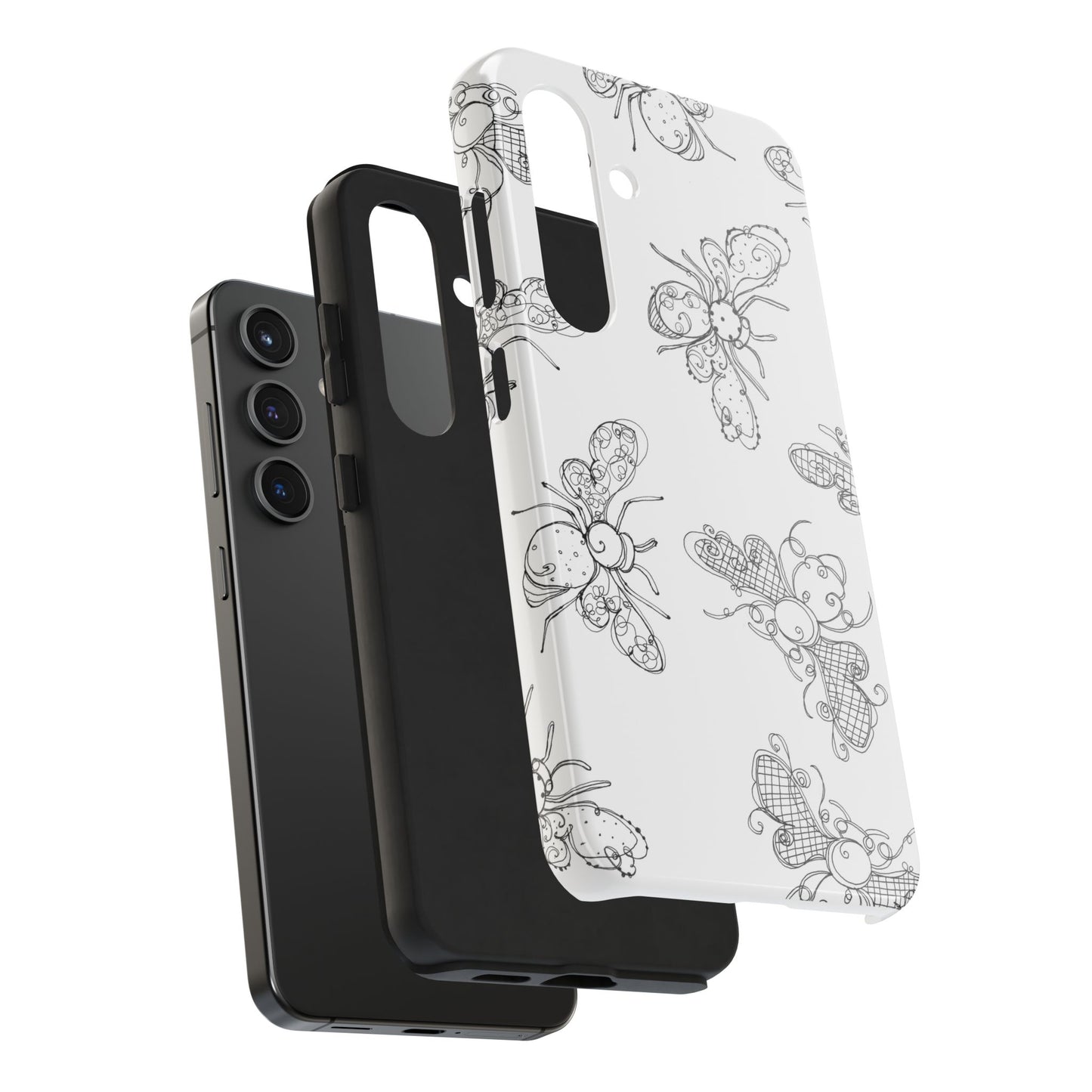 Busy Bees White Phone Case