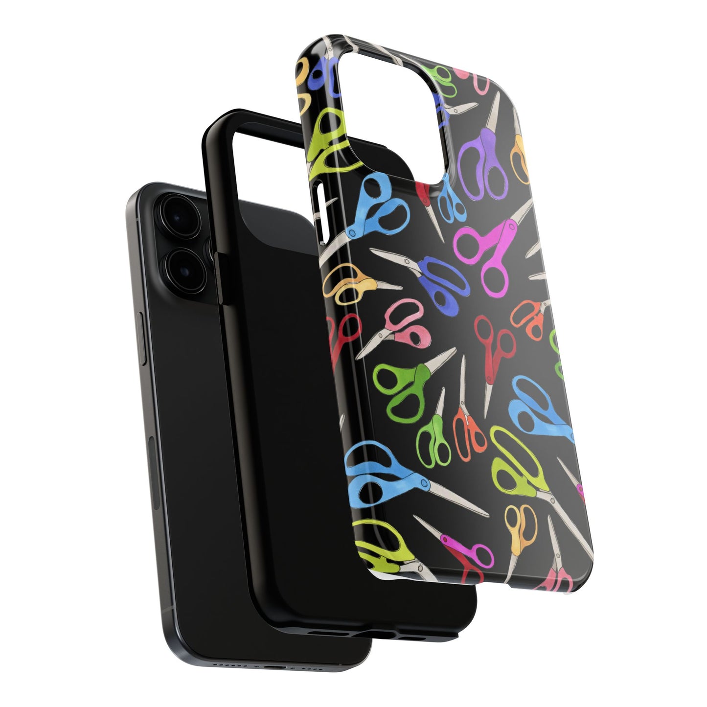Shear Fun Black Phone Case