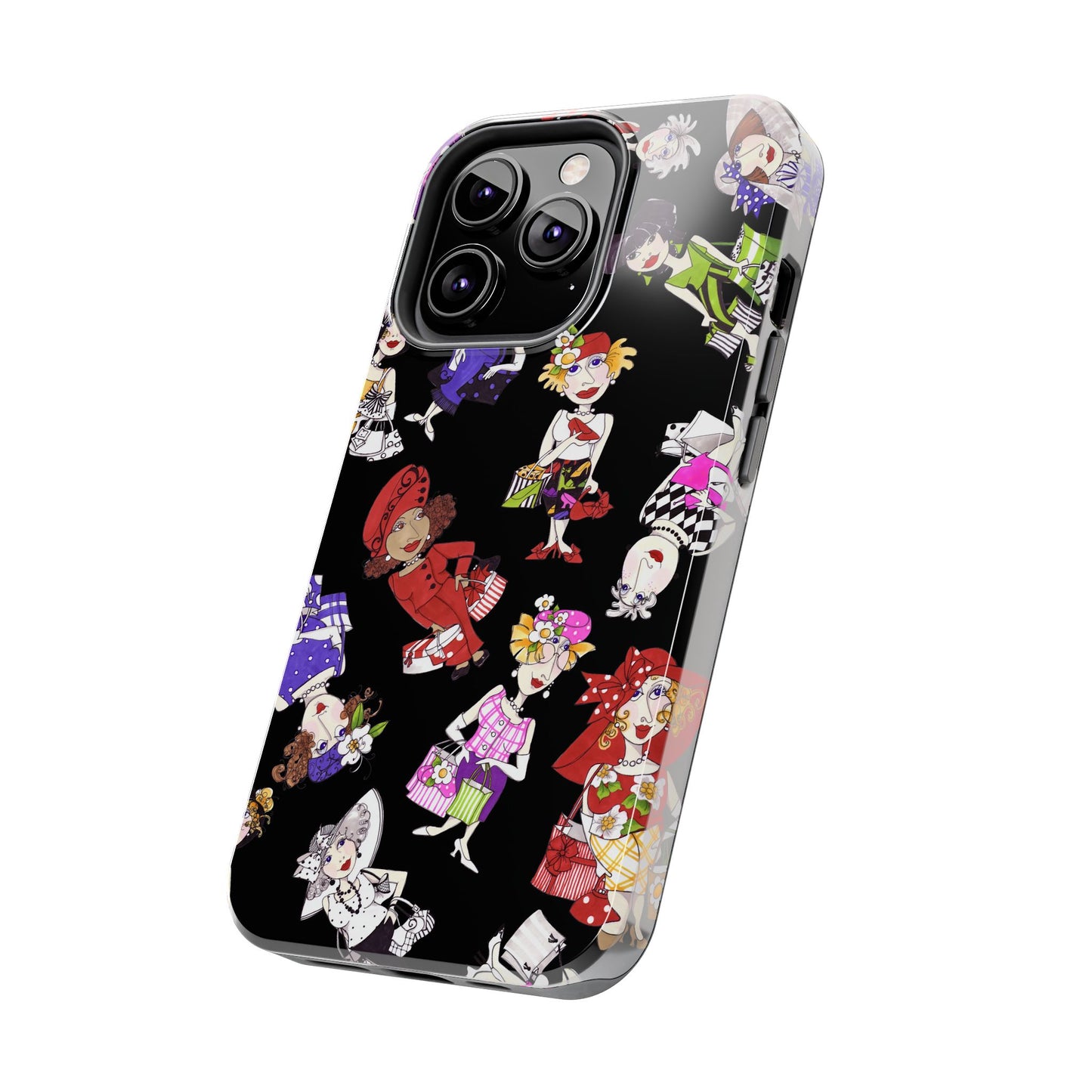 Gone Shopping Tossed Black Phone Case