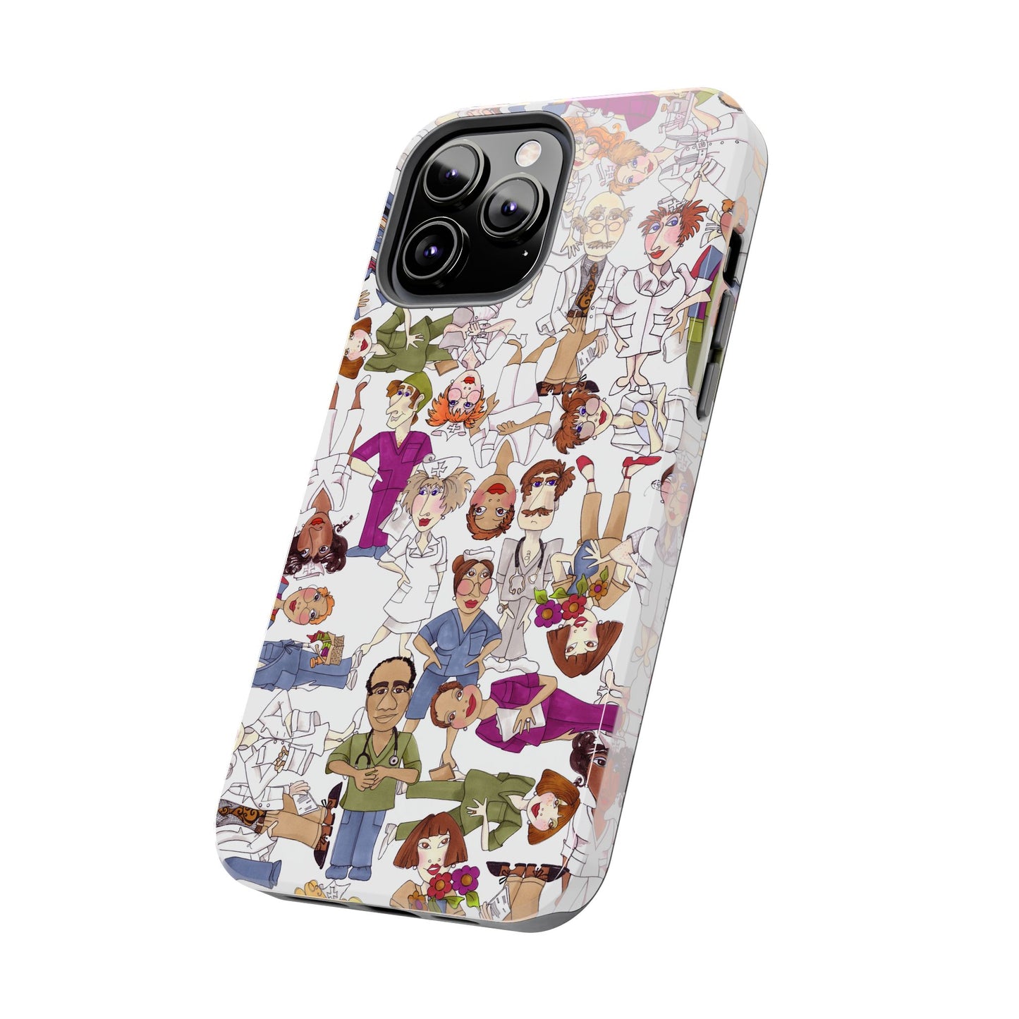 Diverse Nurse White Phone Case