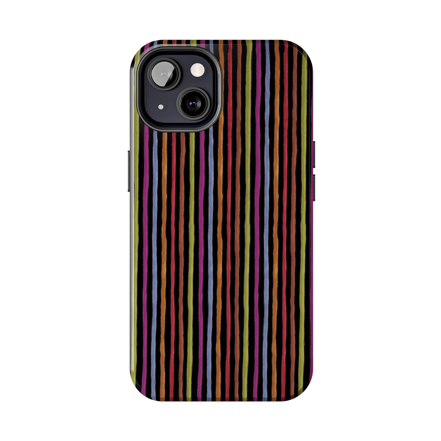 Stripe Black Phone Case