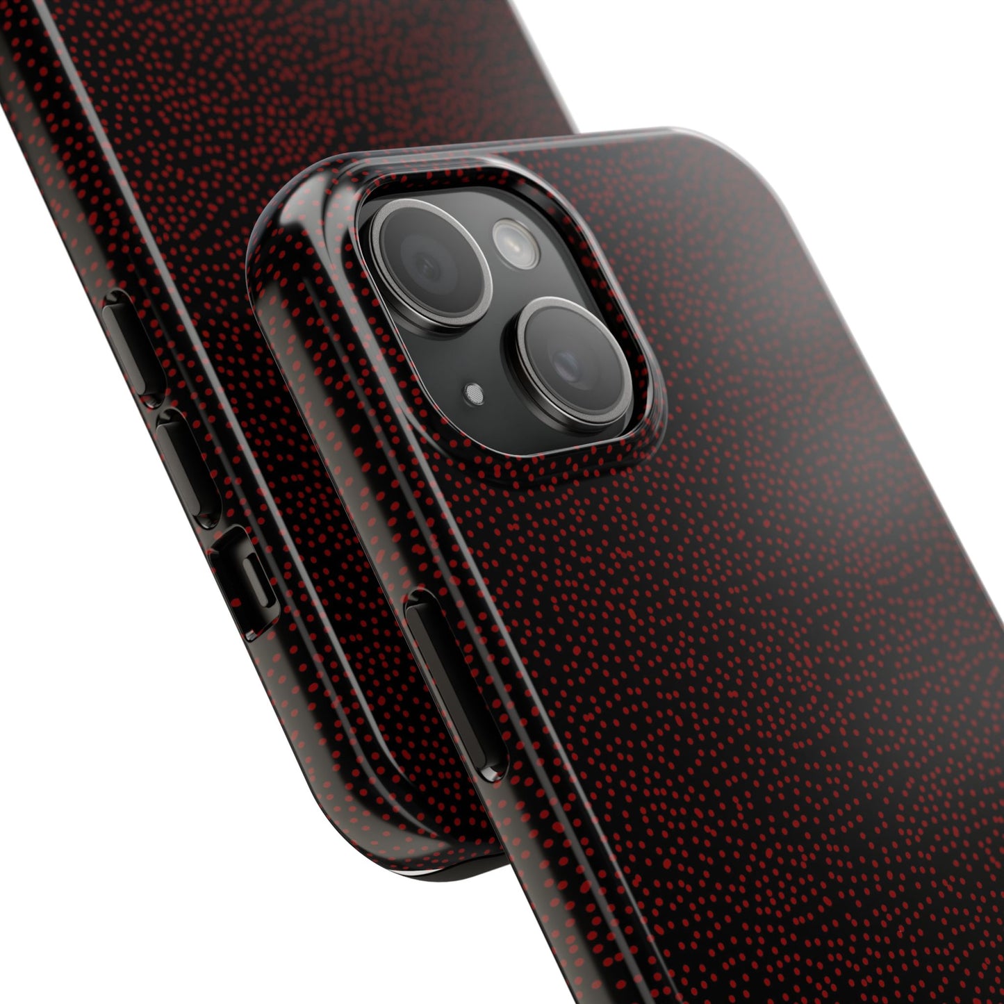 Mini Dot Black / Red Phone Case