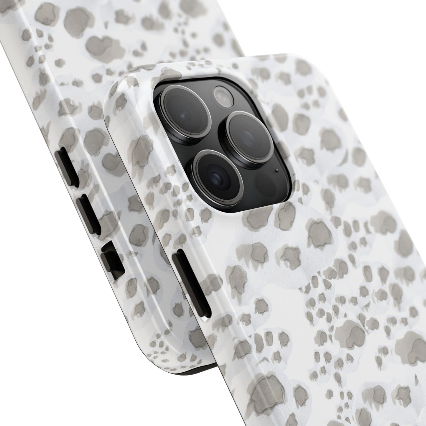 Kitty Dots White Phone Case