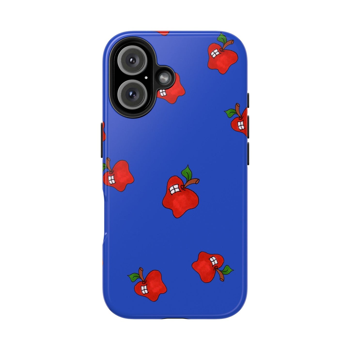 Flying Apples Blue Phone Case