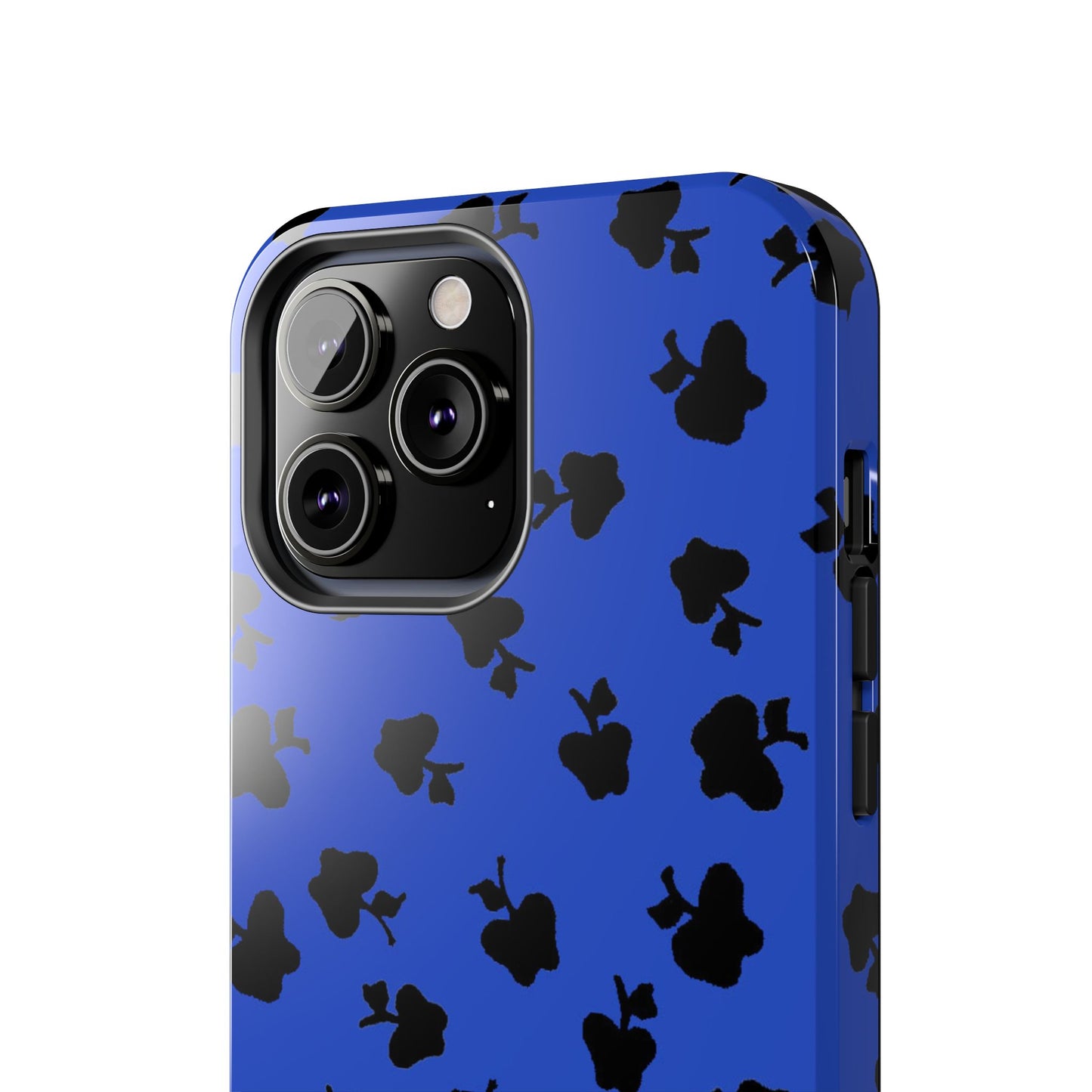 Happy Apples Blue / Black Phone Case