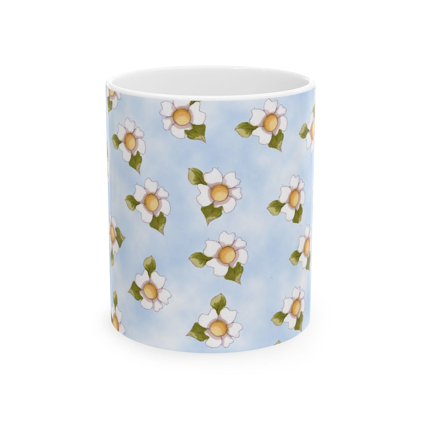 Daisies Blue Sky Cup