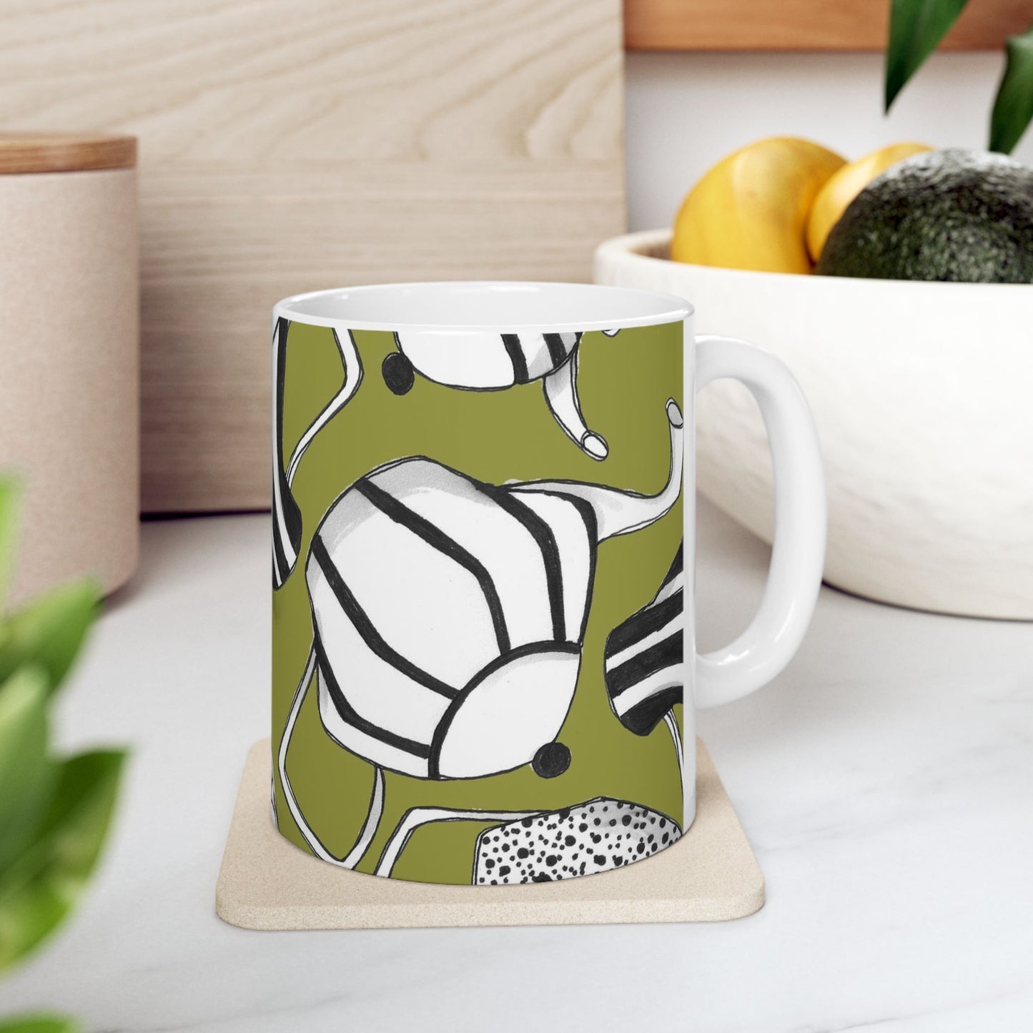 Coffee, Tea Anyone? Green Cup