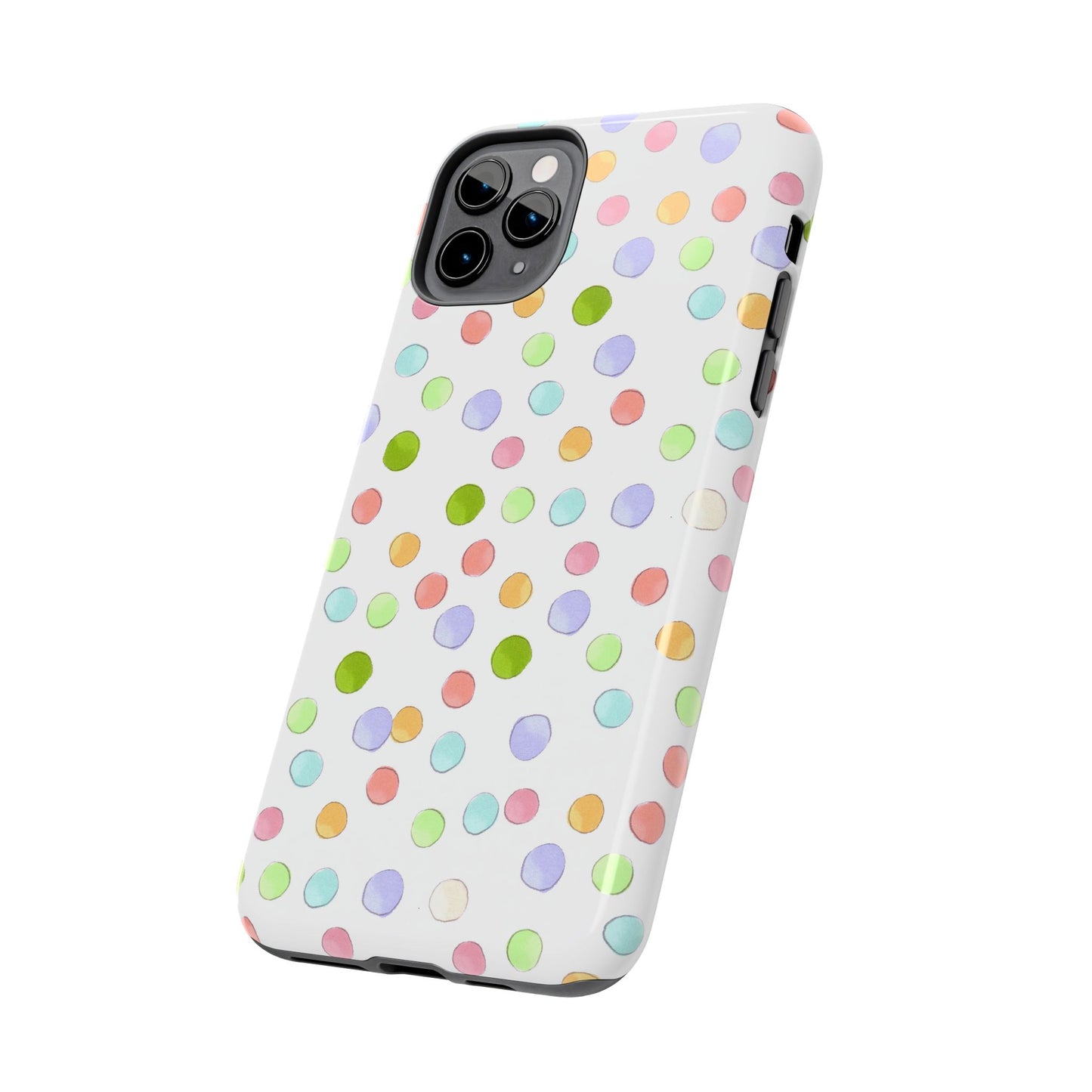 Happy Dots White Phone Case