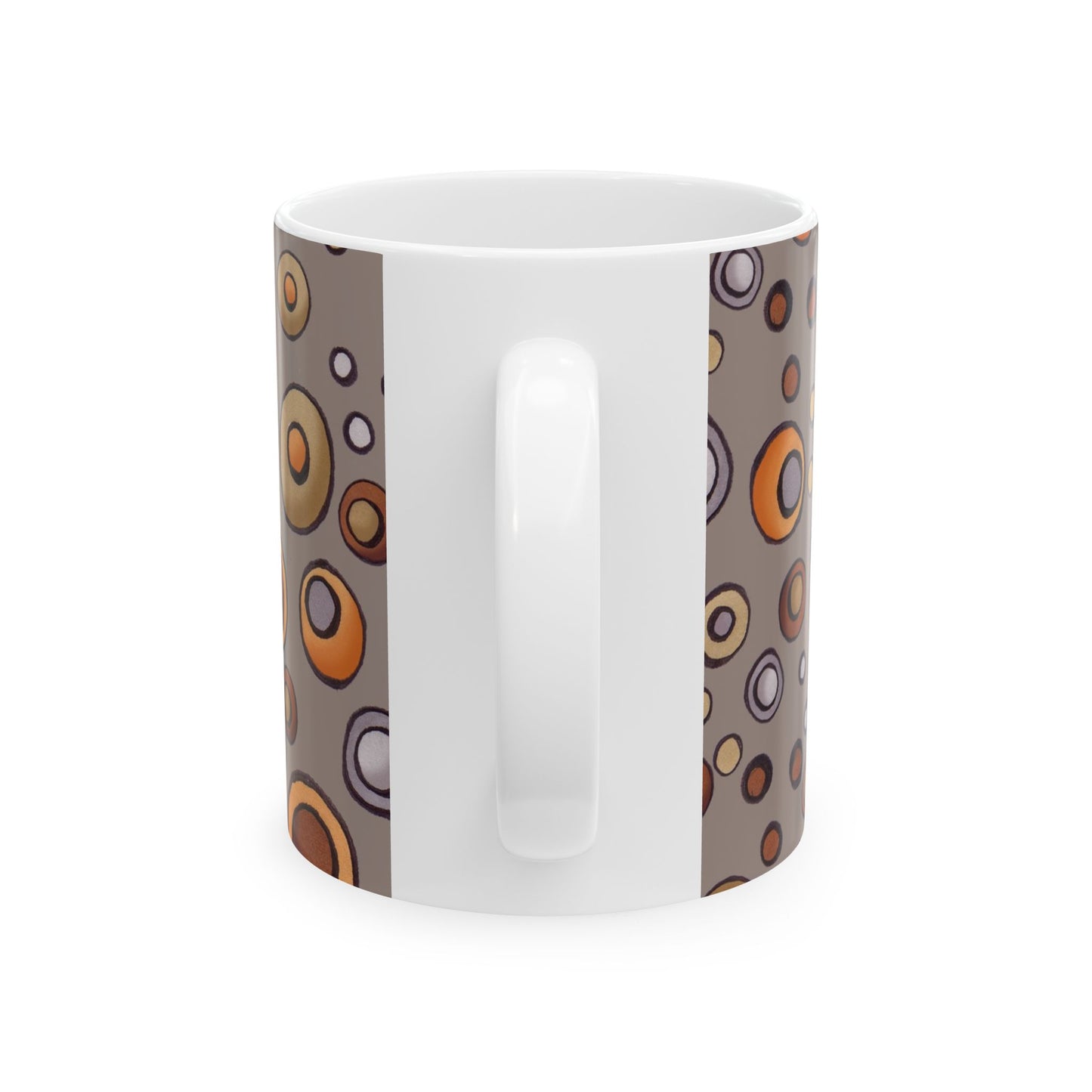 Doggie Dots Gray Cup