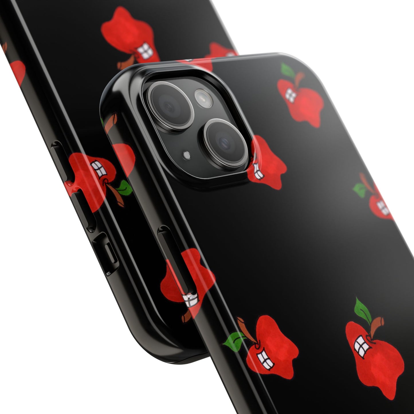 Flying Apples Black Phone Case