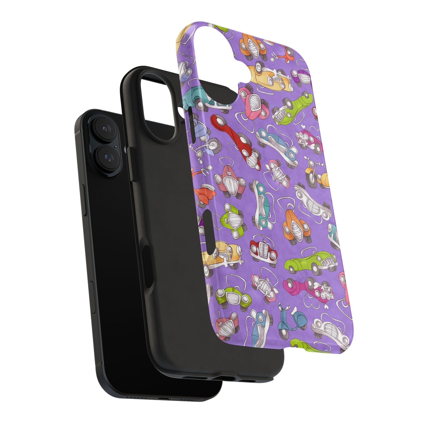 Pile Up Purple Phone Case