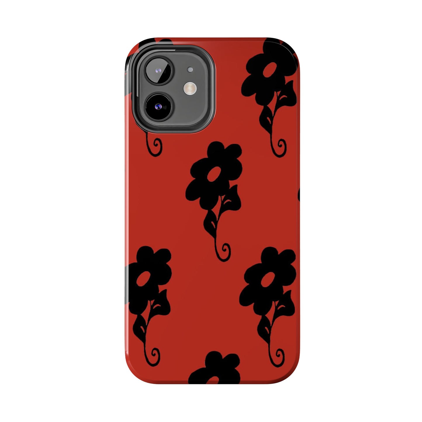 Daring Daisy Red Phone Case