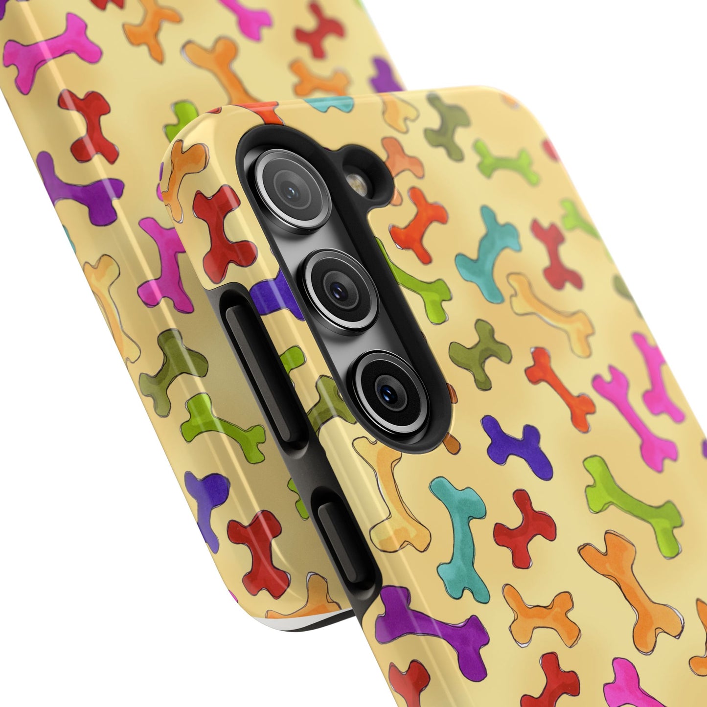 Happy Bones Yellow Phone Case